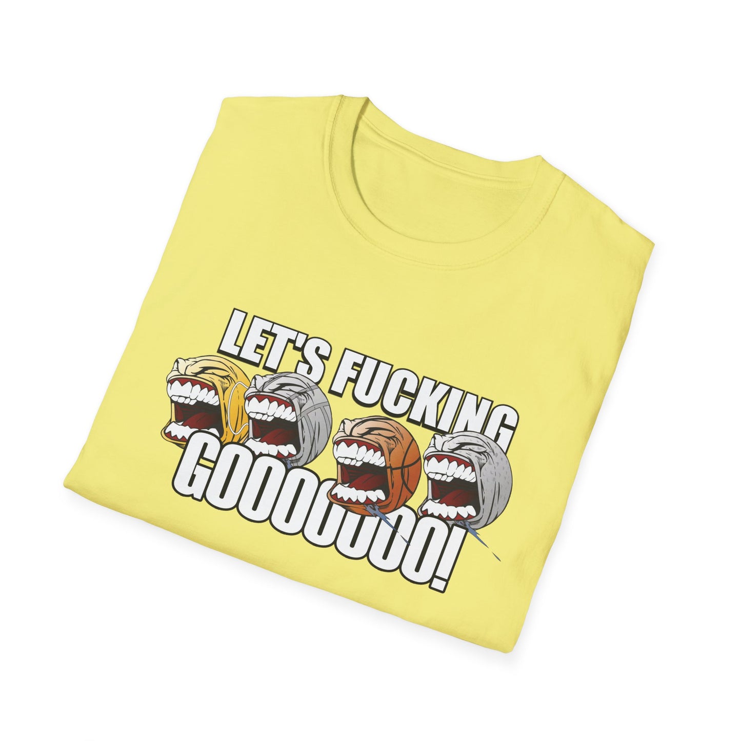 let's fucking go balls tshirt