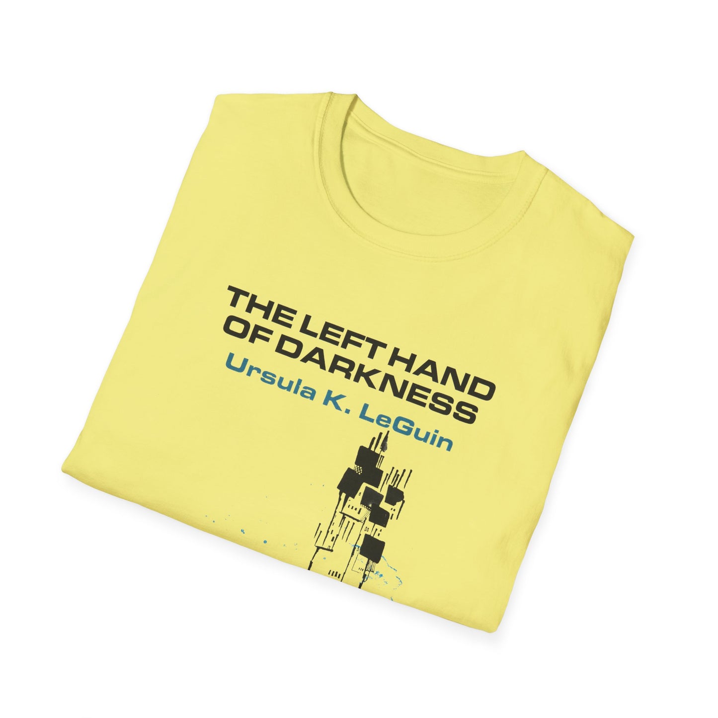 1969 book the left hand of darkness by ursula k le guin book cover tshirt