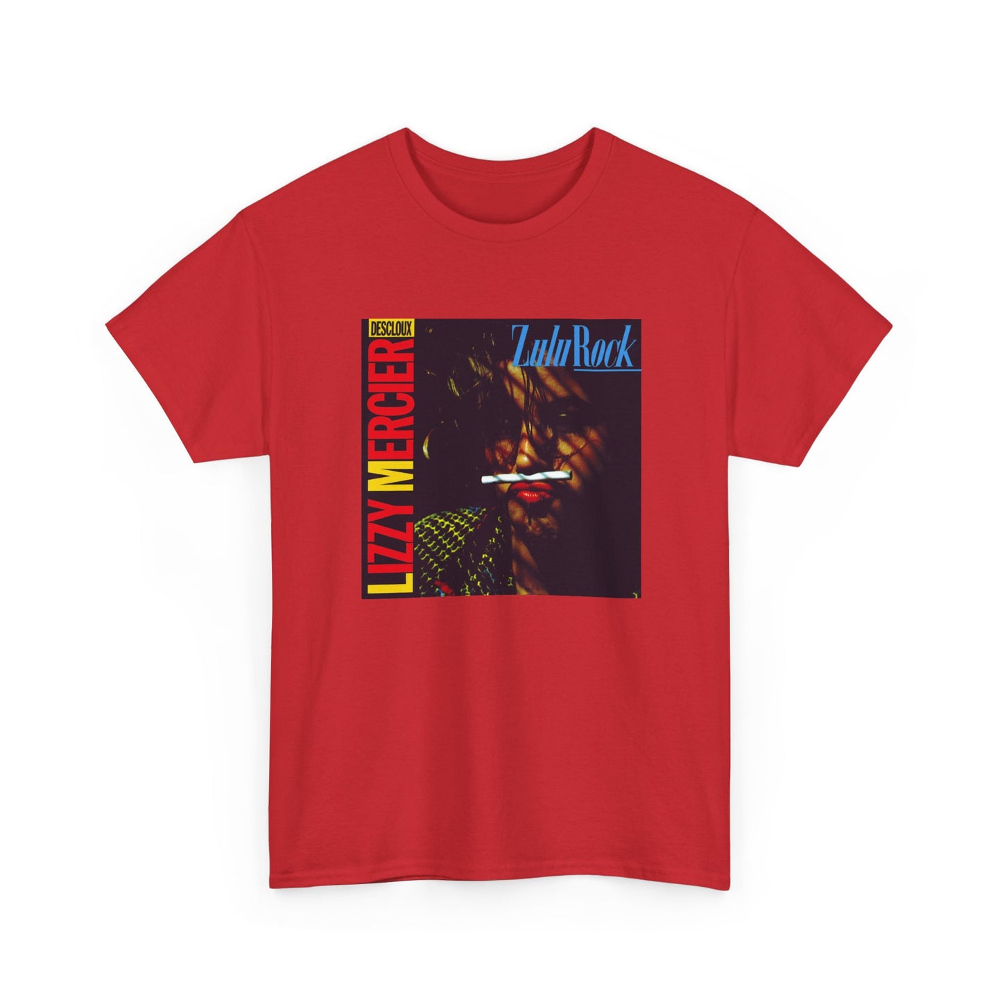 lizzy mercier descloux 1984 zulu rock album cover tshirt