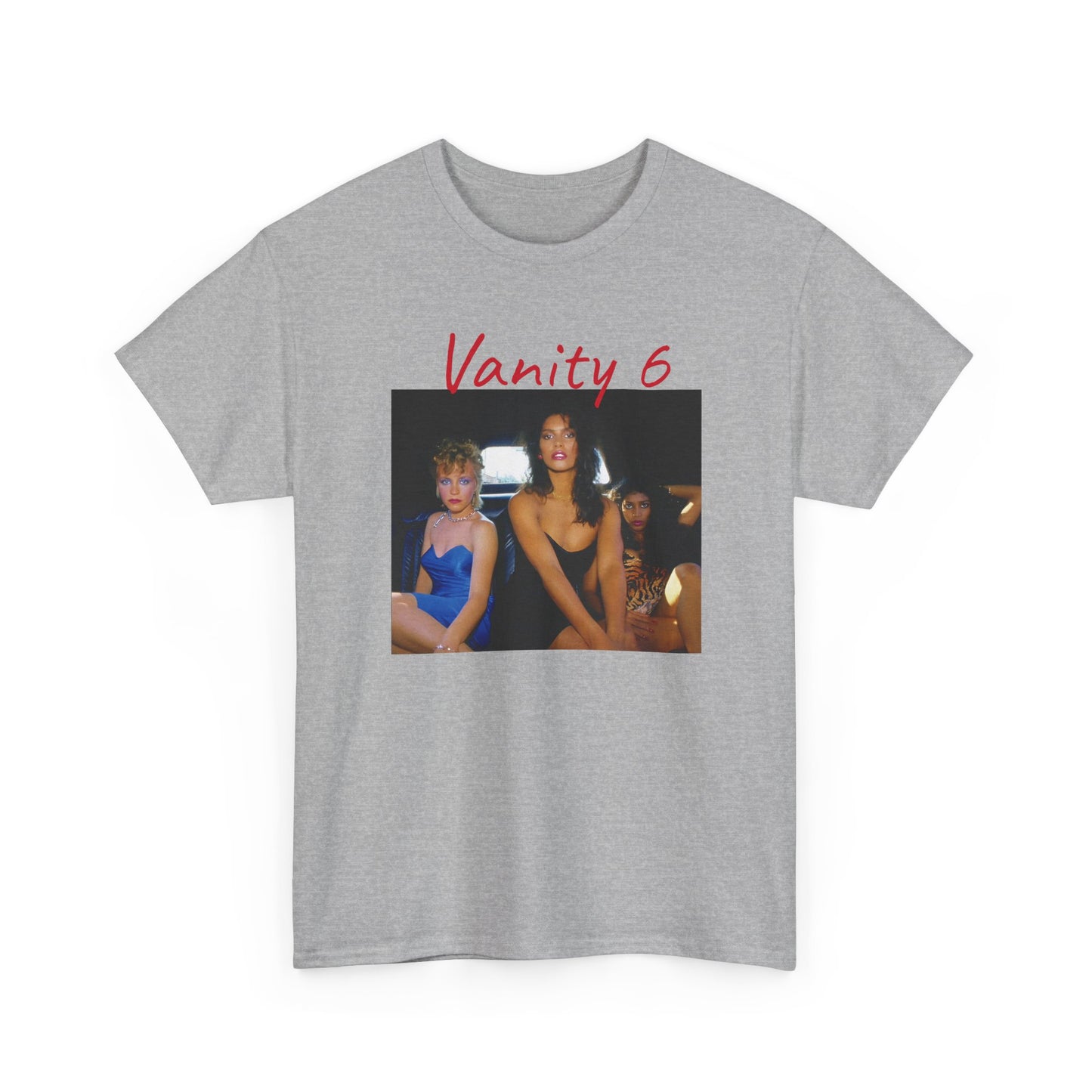 vanity 6 in a limousine tshirt