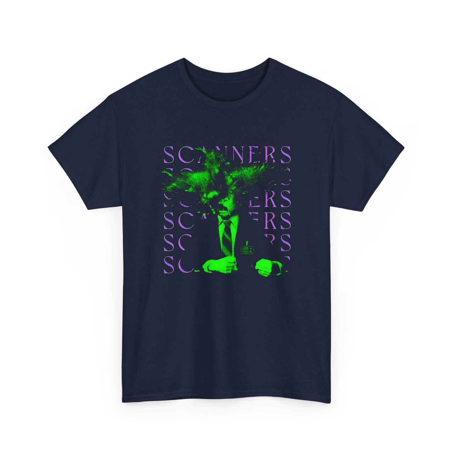 david cronenberg's scanners 1981 alternate movie poster tshirt