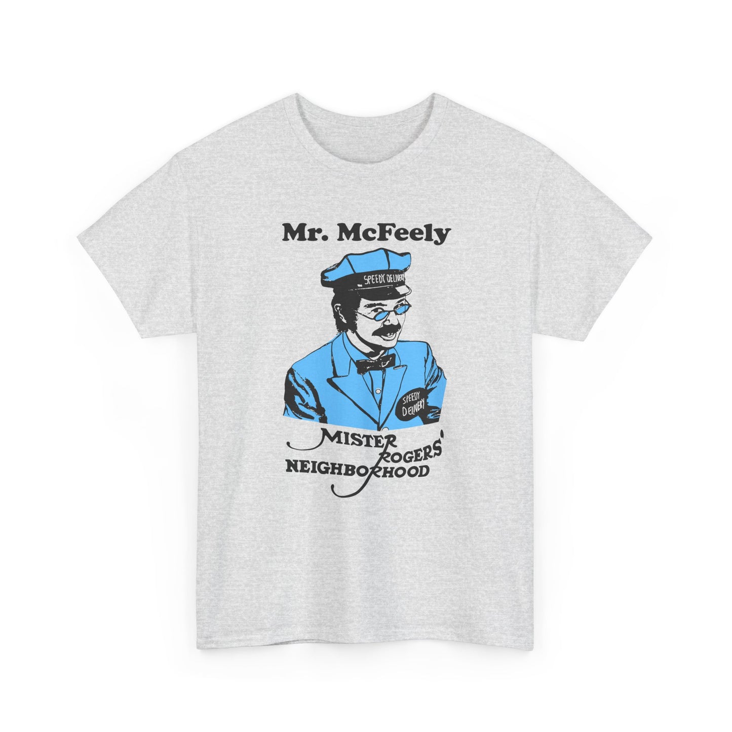 vintage mr mcfeely from mr rogers custom reproduction tshirt