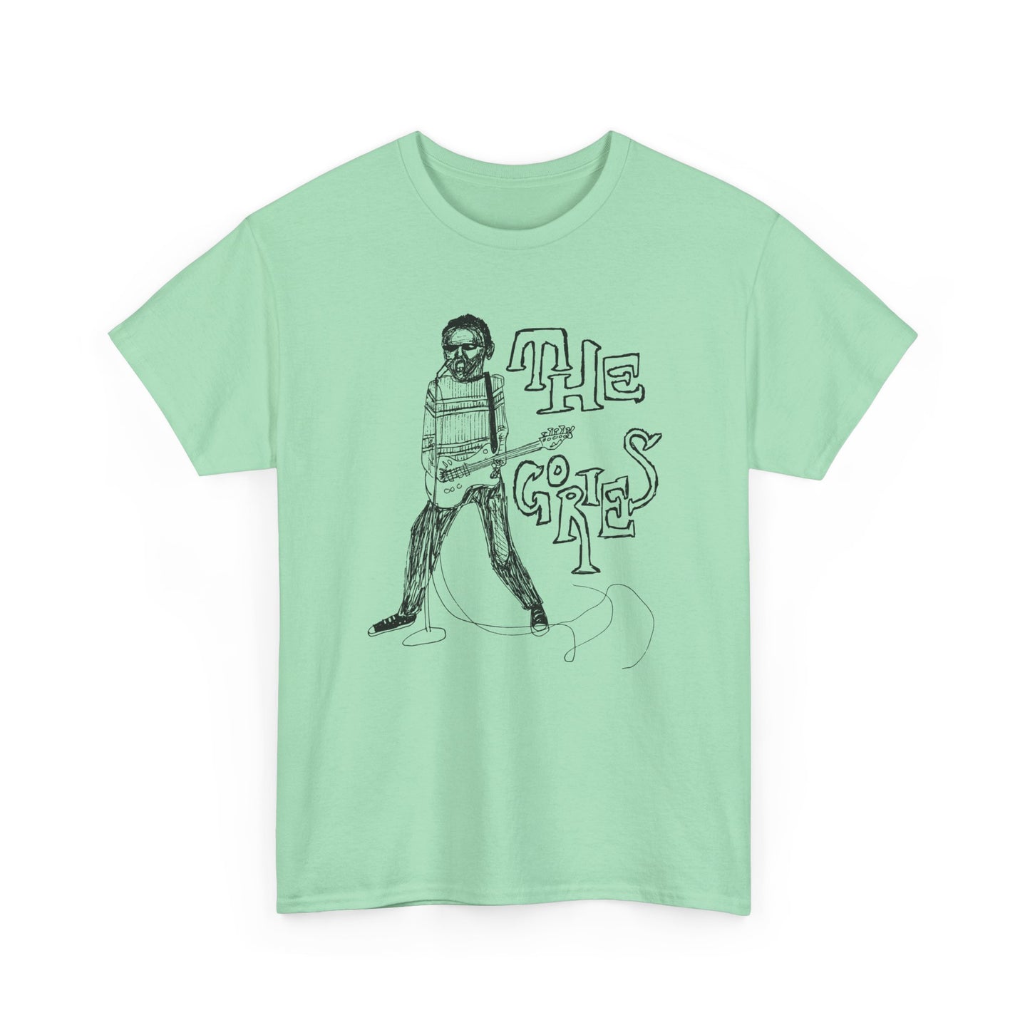 the gories detroit garage punk fan art sketch tshirt
