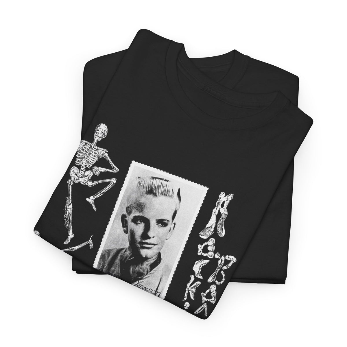 1959 ronnie dawson rockin' bones album cover edit tshirt