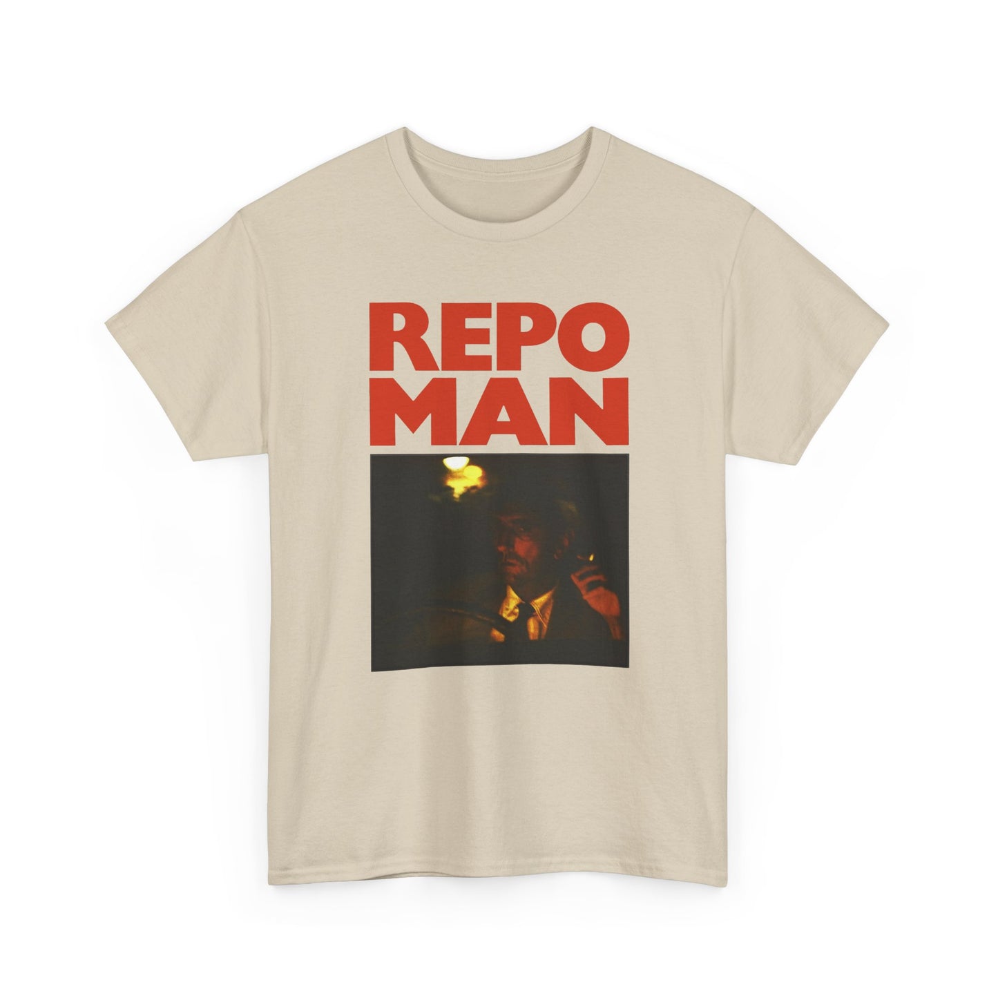1984 repo man bus stop british movie poster reproduction tshirt