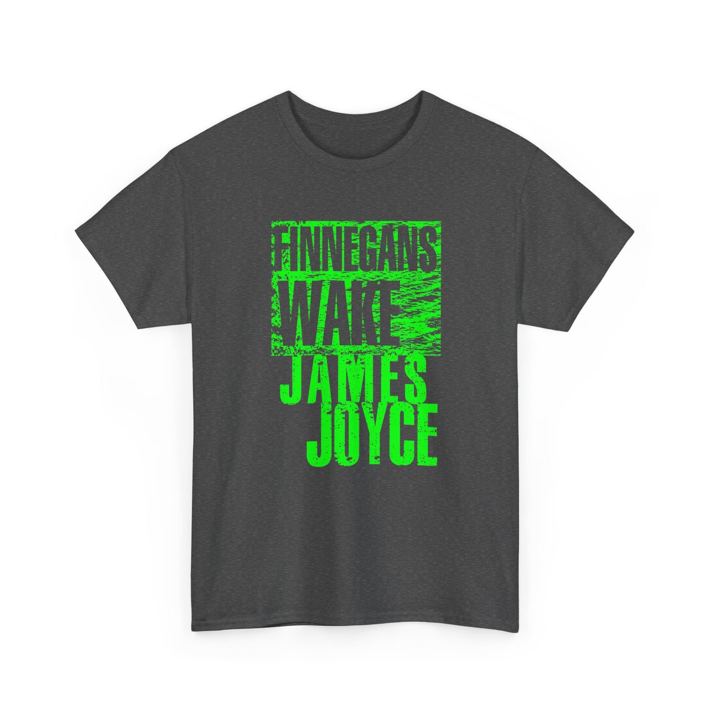 james joyce finnegans wake in green tshirt