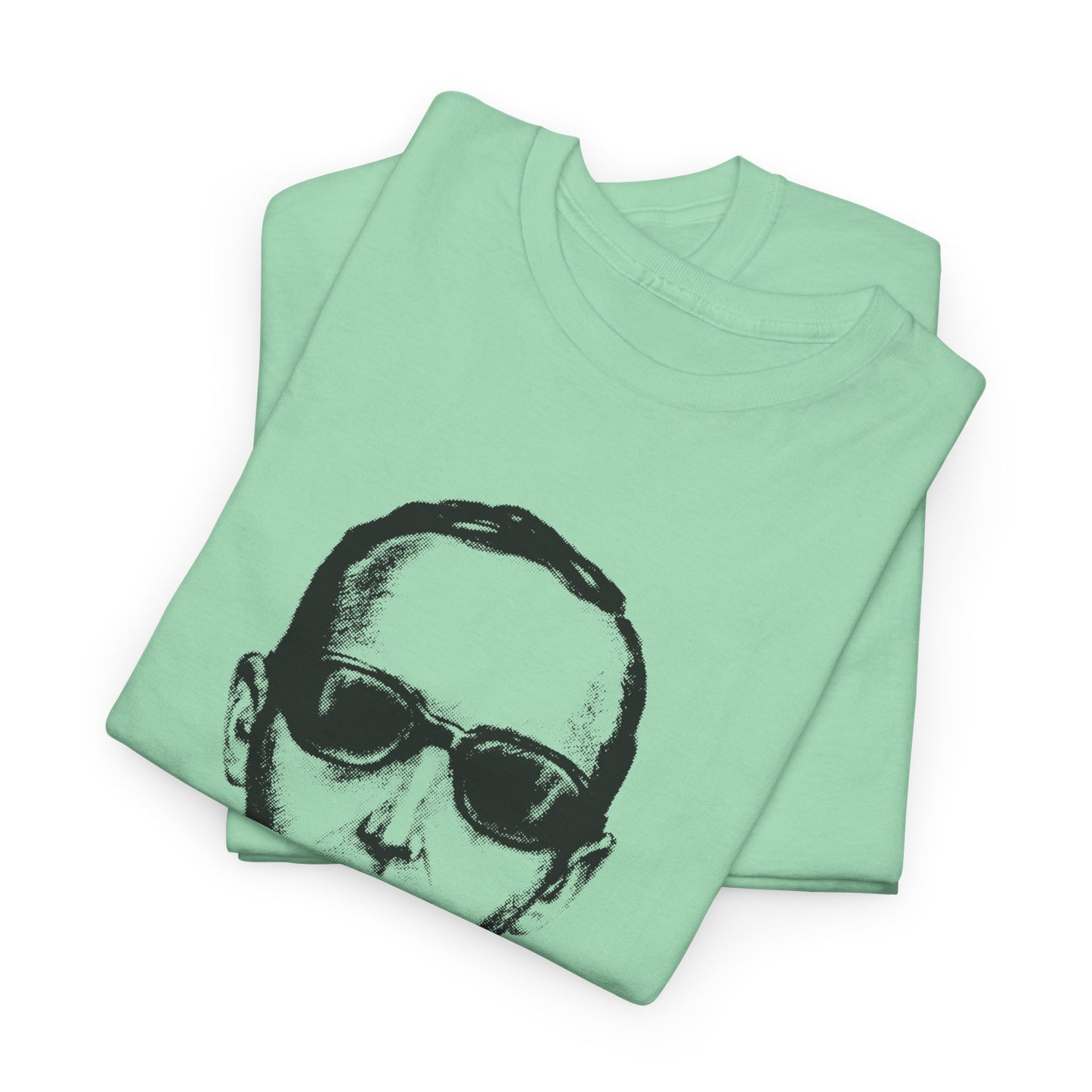 d.b. cooper fbi sketch large head tshirt