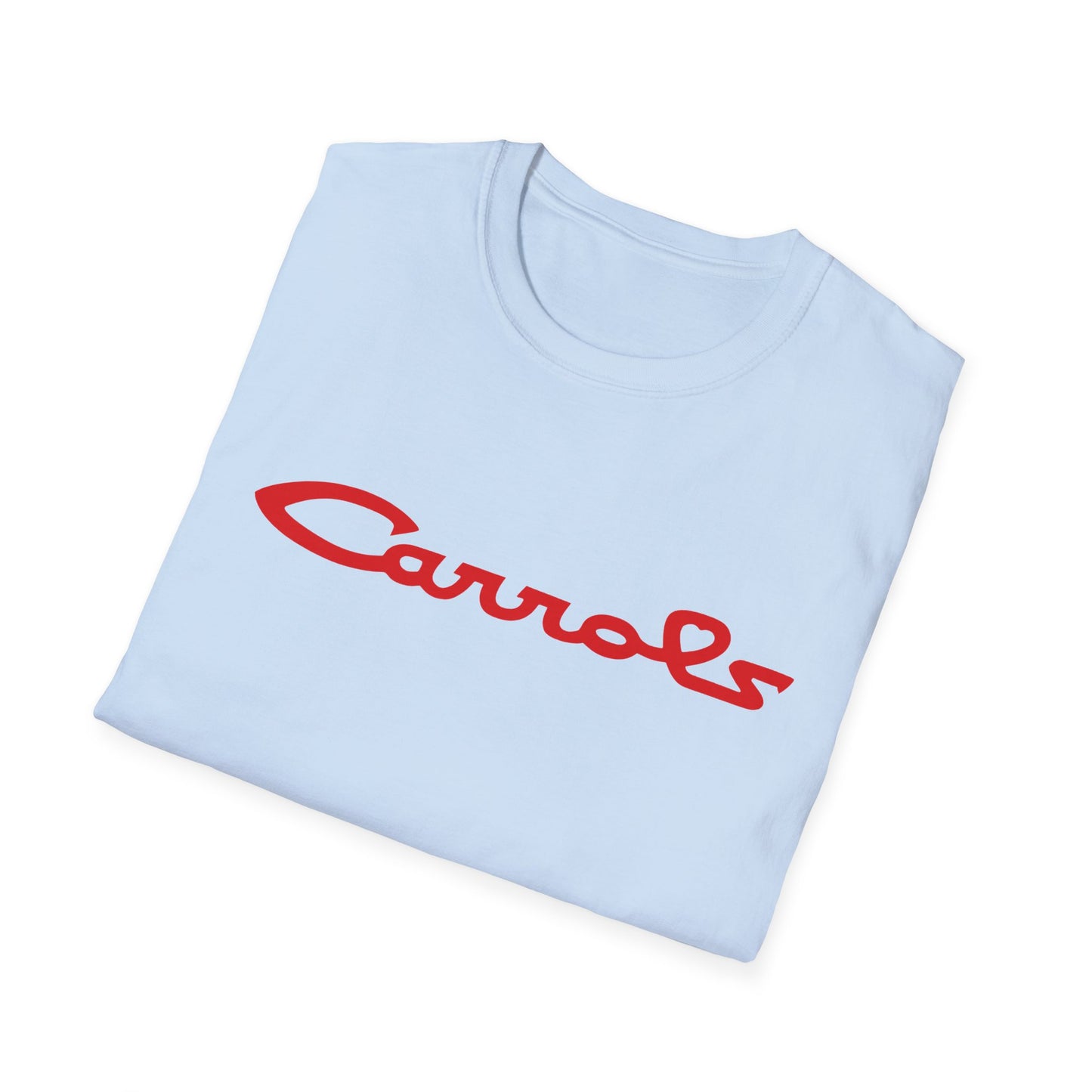 vintage defunct carrols fast food logo tshirt