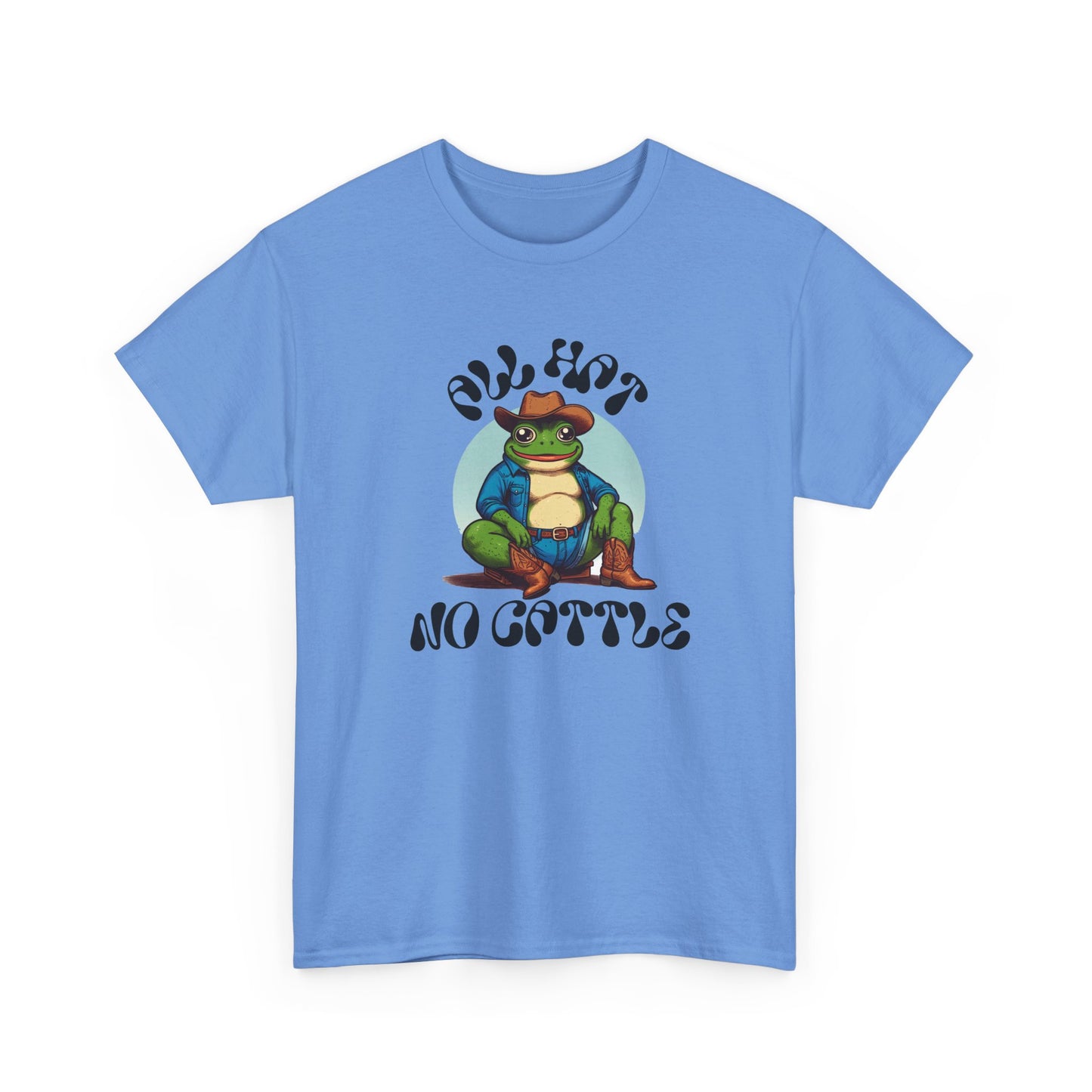 tubby frog all hat no cattle tshirt