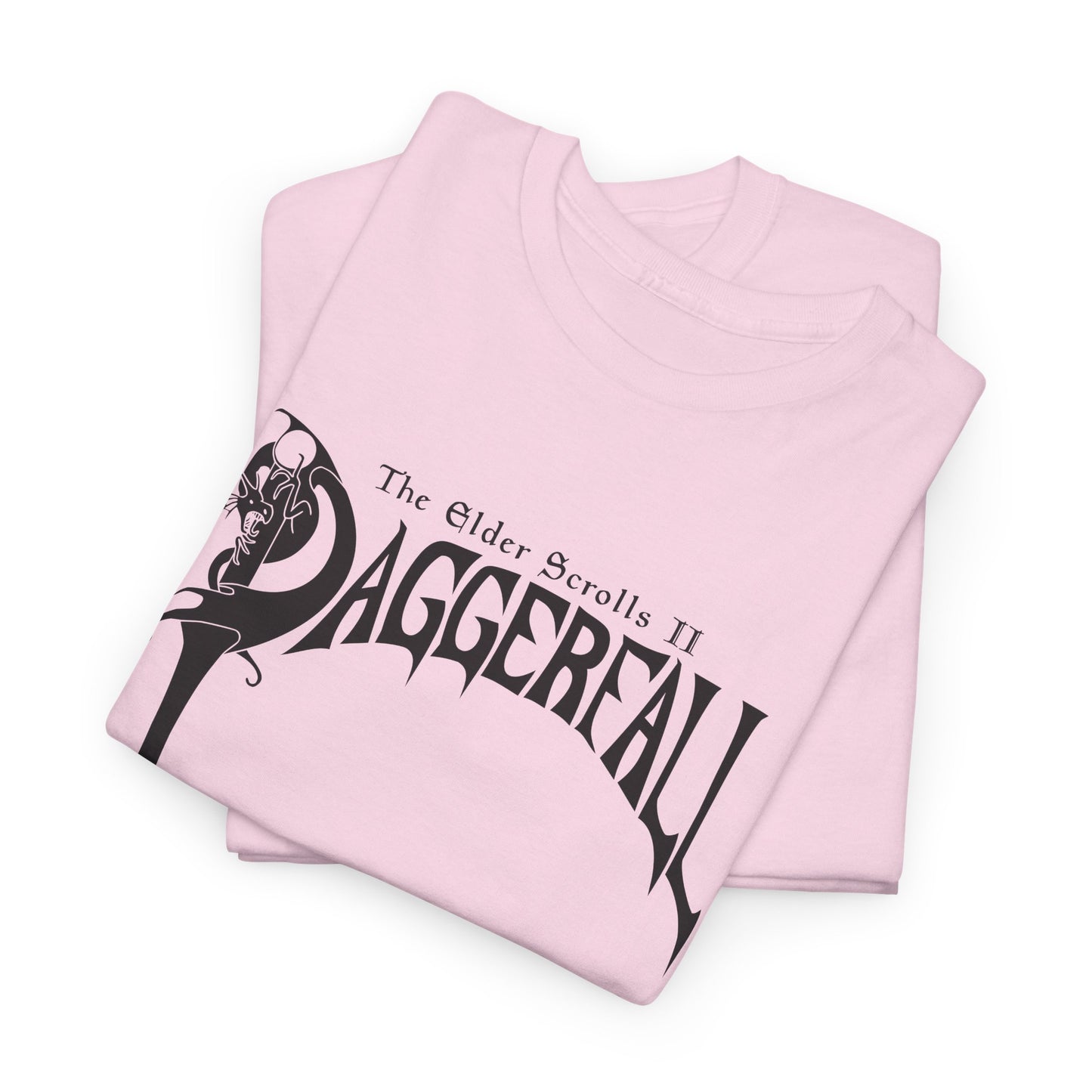 daggerfall the elder scrolls 2 1996 masterpiece video game logo in black tshirt