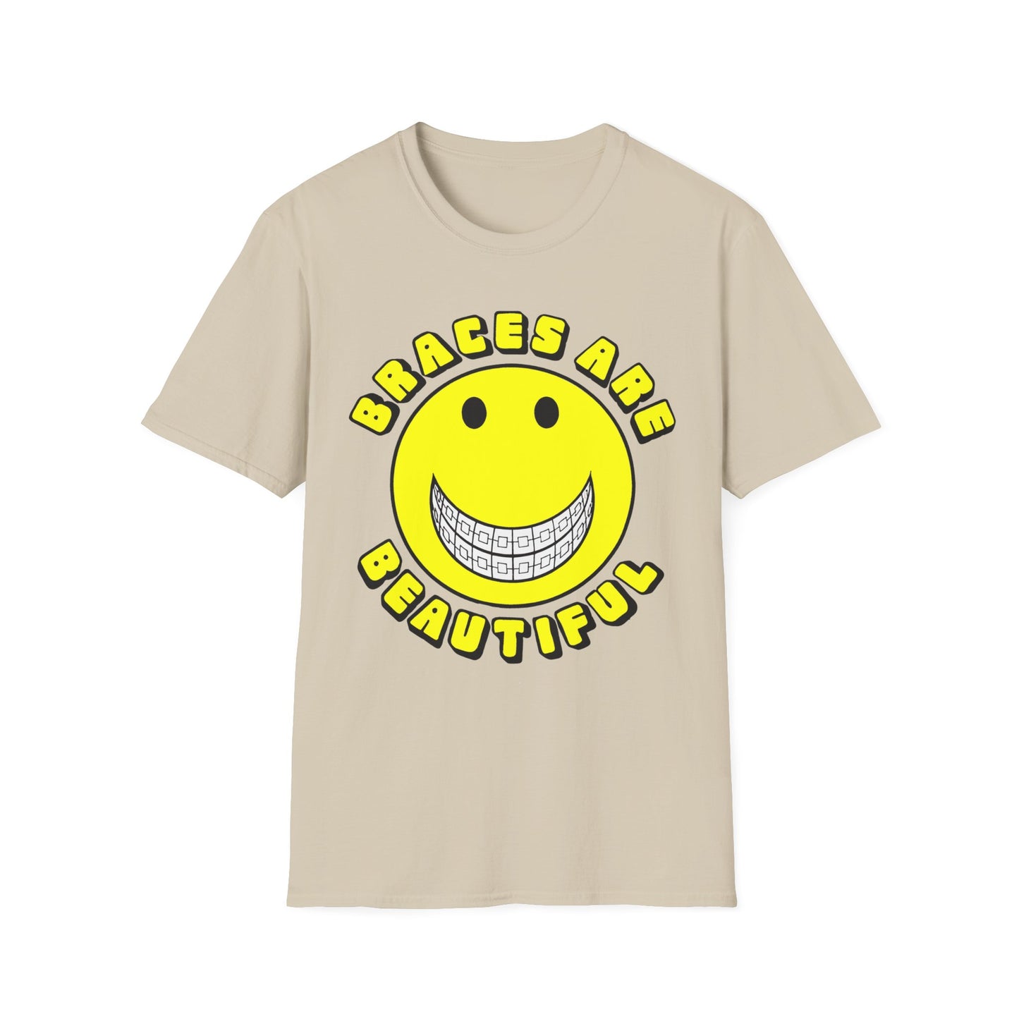 braces are beautiful 1970s tshirt graphic tshirt