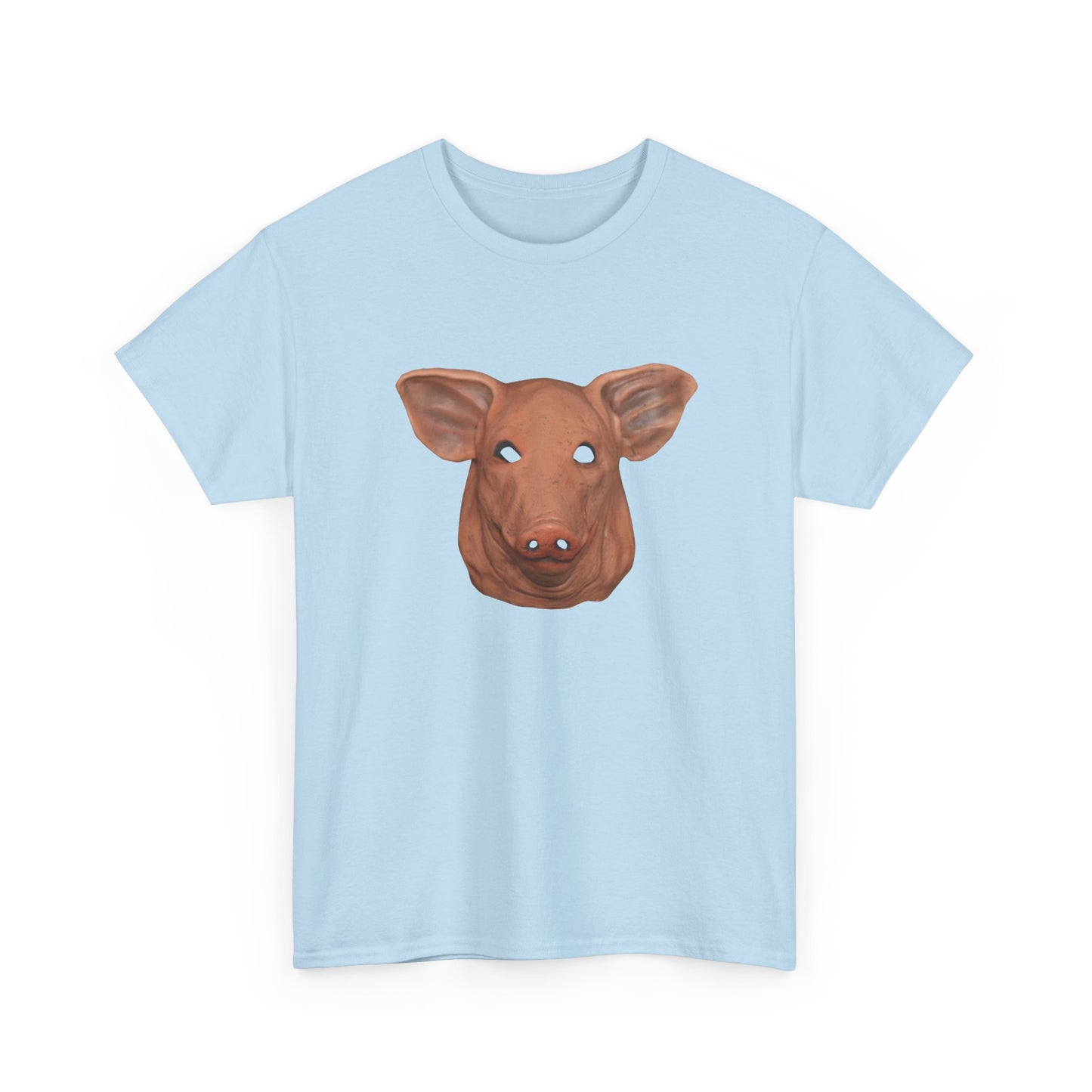 creepy pig mask tshirt