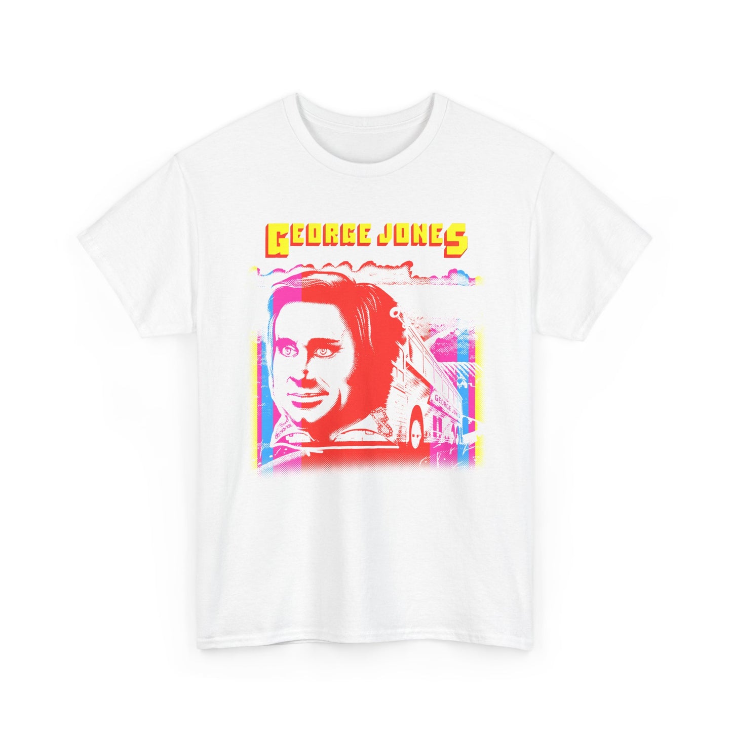 1977 george jones i wanna sing album cover fan art tshirt