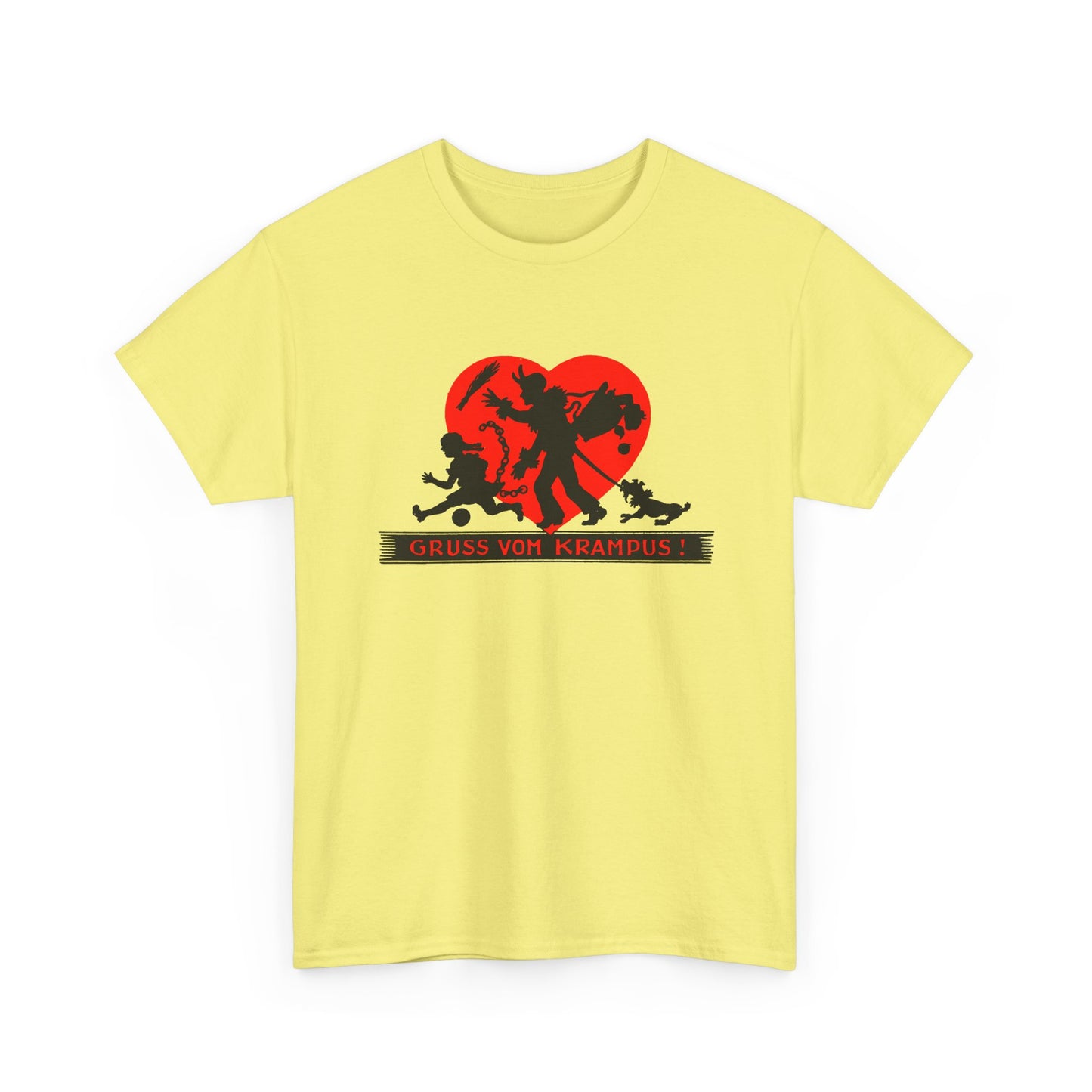 1950s austrian krampus postcard graphic tshirt