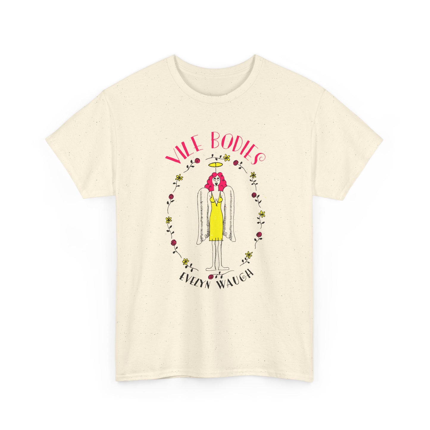 evelyn waugh 1930 vile bodies book cover tshirt