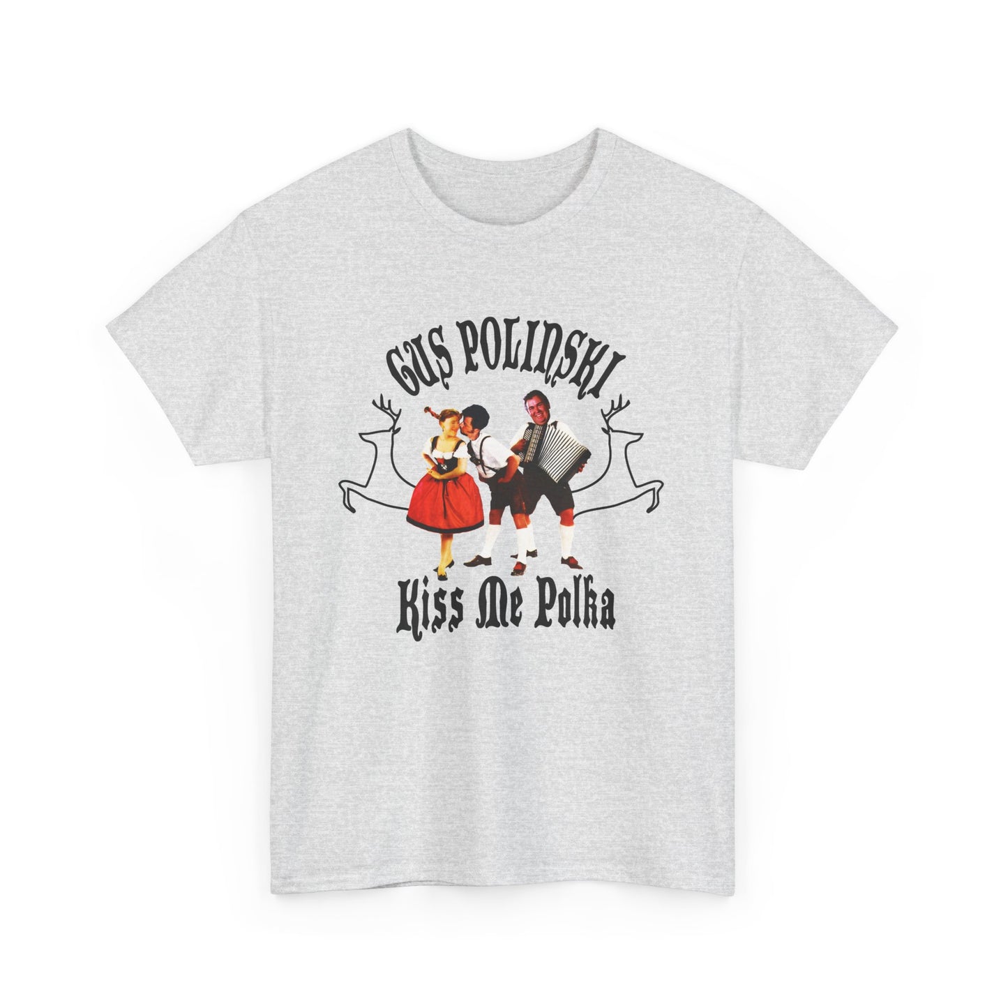 home alone gus polinski (john candy) poker king of the midwest parody album cover for kiss me polka tshirt