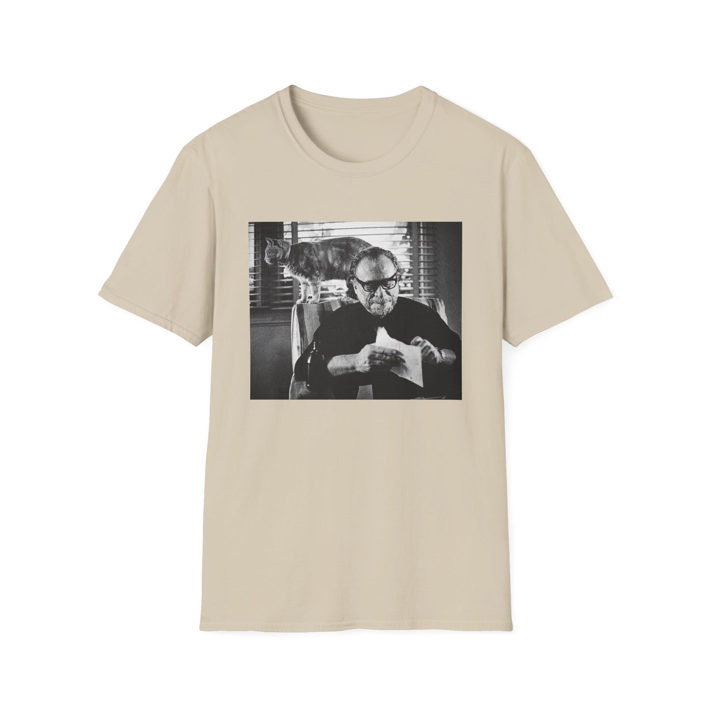 bukowski and butch the cat tshirt