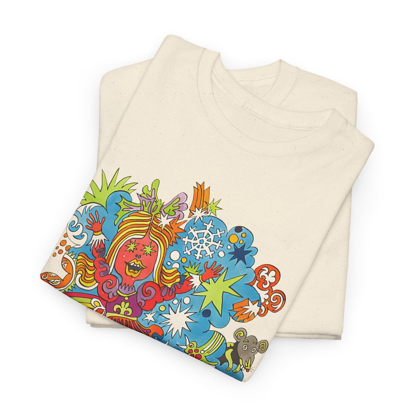 1970 stars slovak illustration by miroslav cipar reproduction tshirt