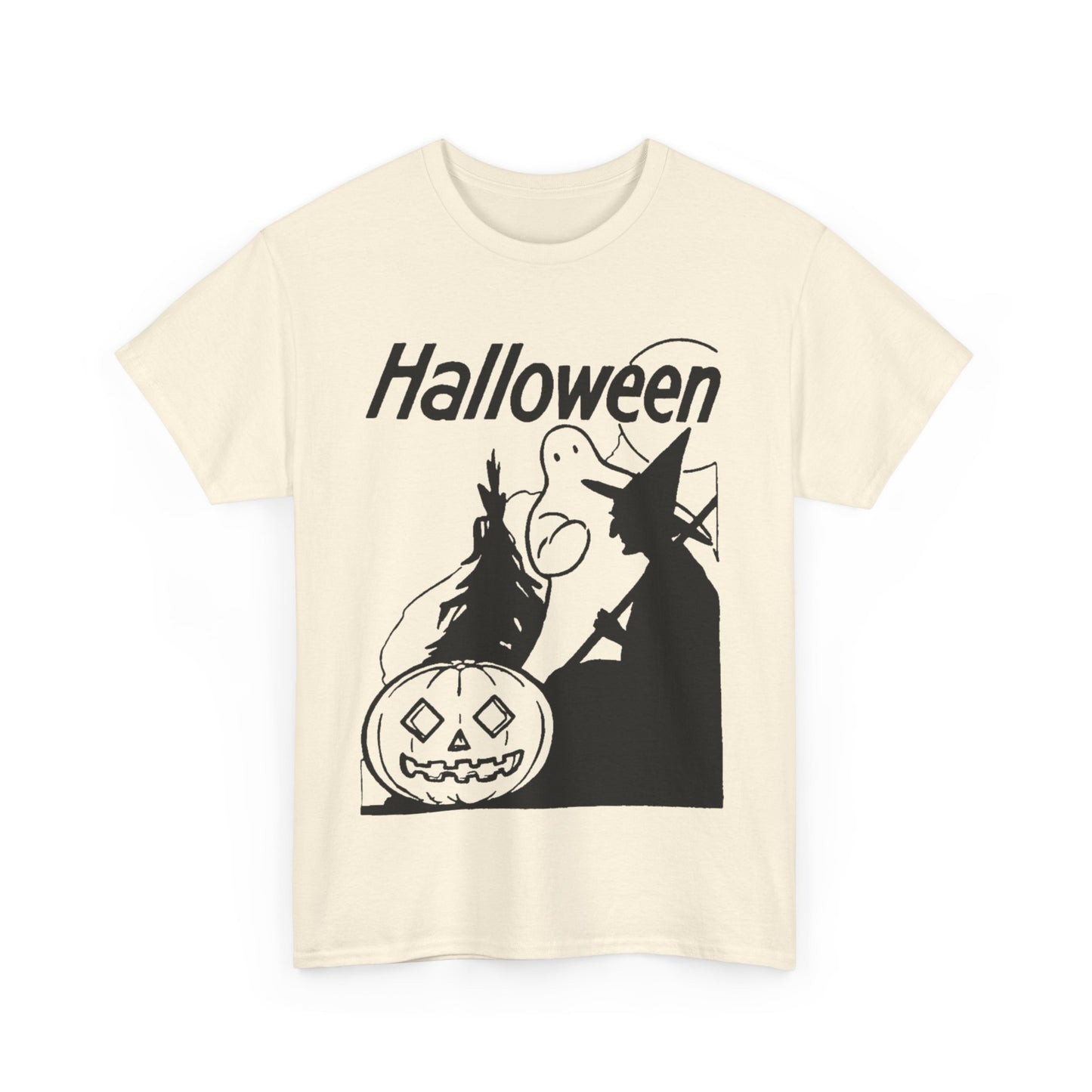 antique halloween graphic reproduction tshirt