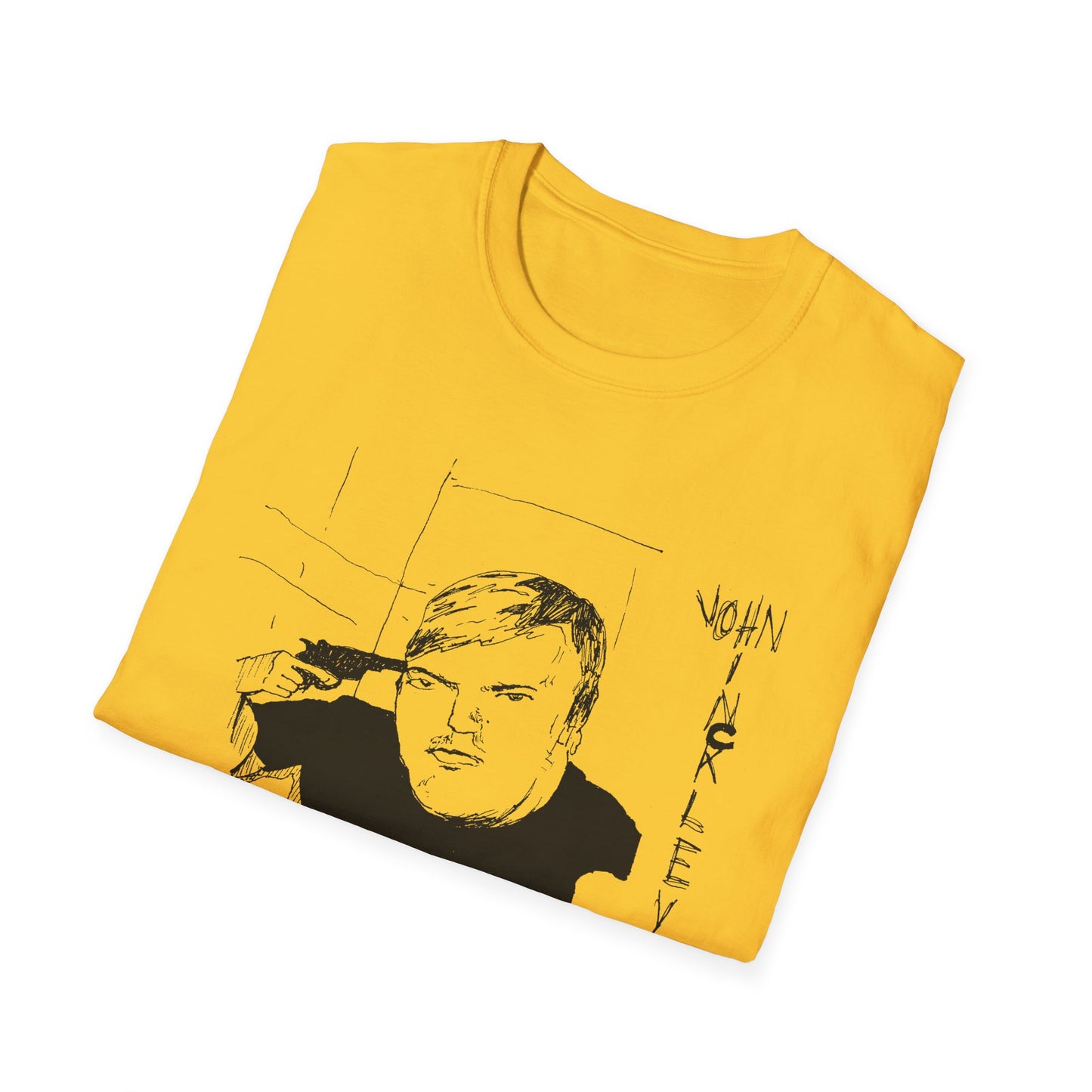 original drawing john hinckley jr. tshirt