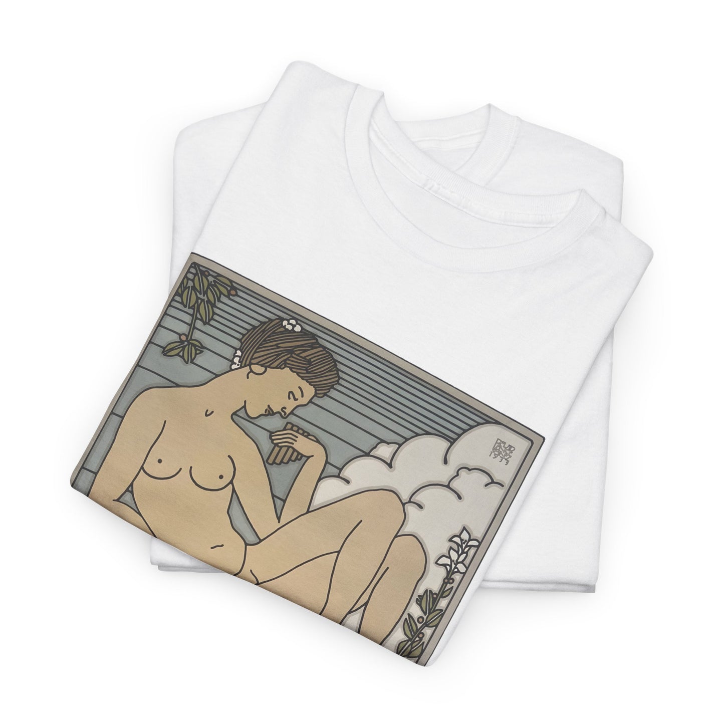 1970s chez panisse garlic festival david lance goines poster reproduction tshirt