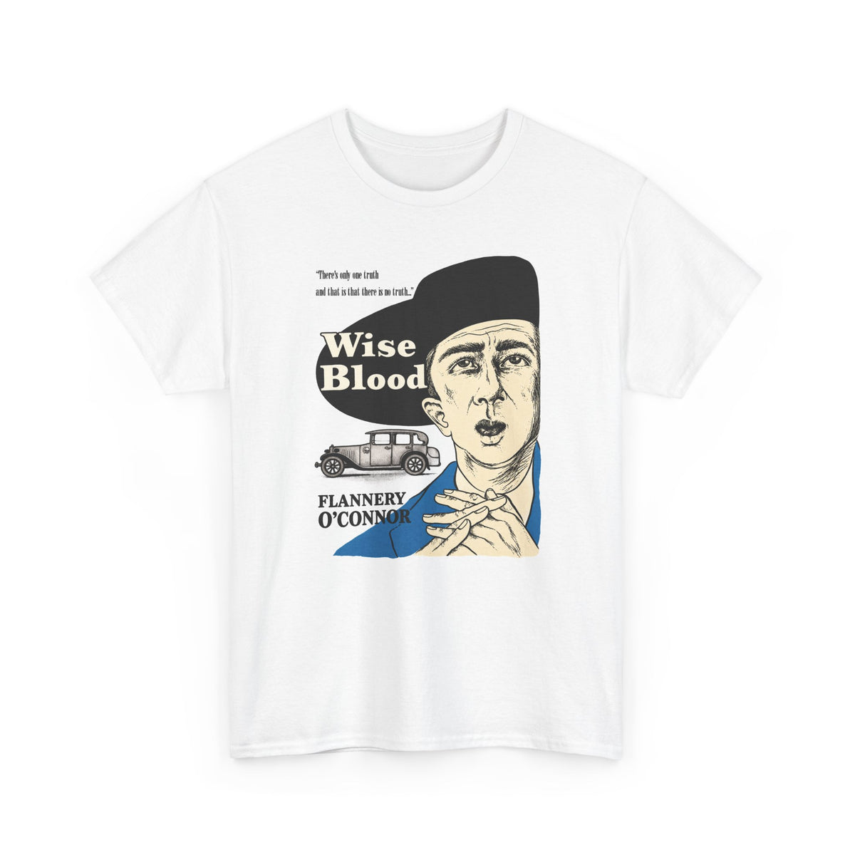 1952 wise blood flannery o'connor alternative book cover tshirt