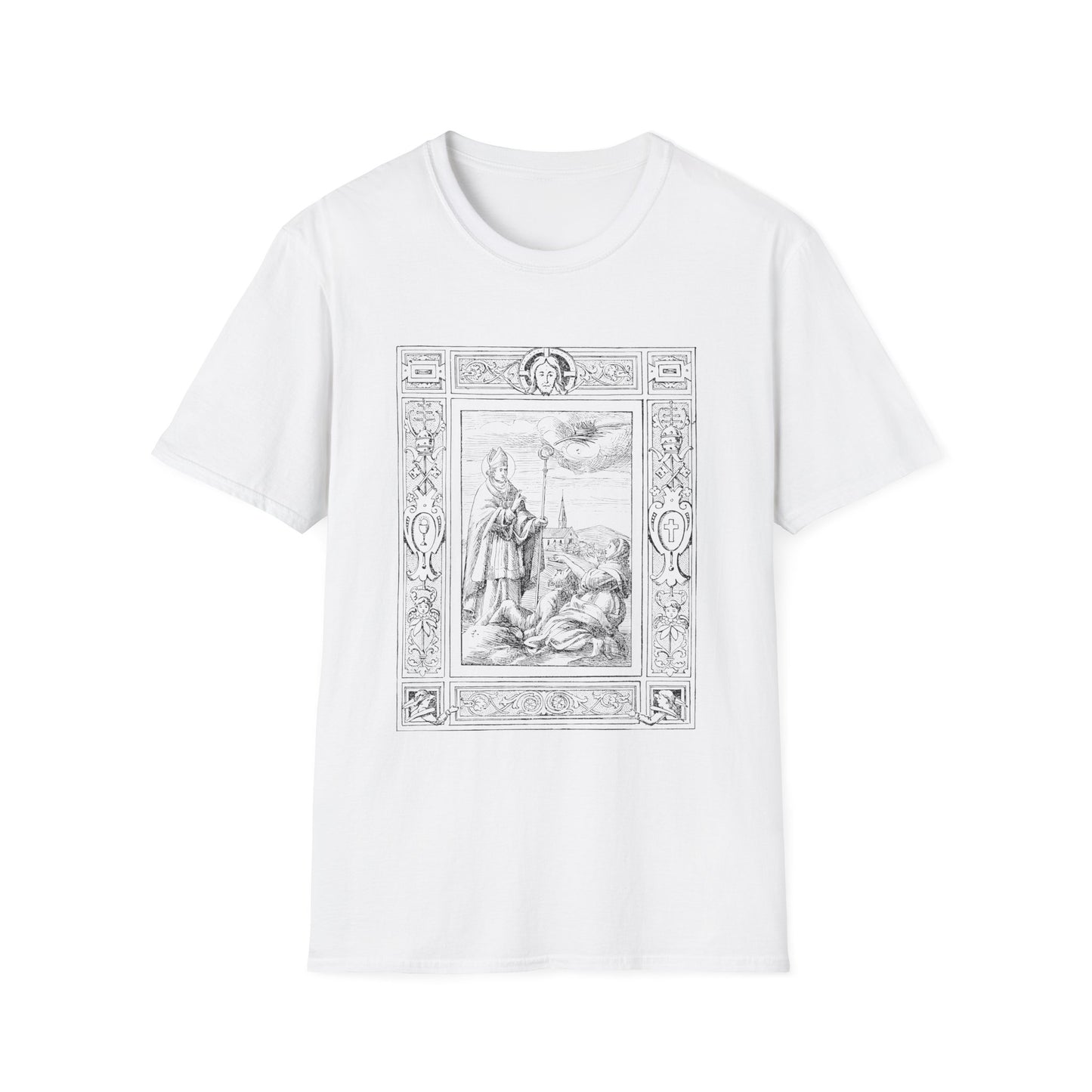 saint valentine healing epilepsy illustrated by dr. frantisek ehrmann circa 1899 tshirt