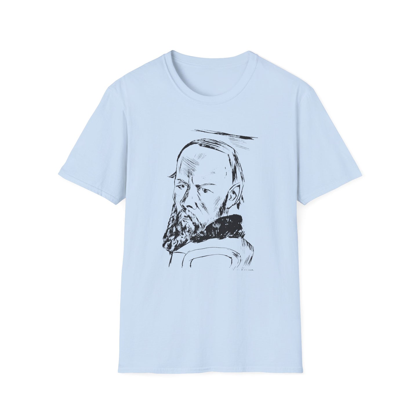 1921 max beckman etching portrait of dostoyevsky bildnis dostojewski tshirt