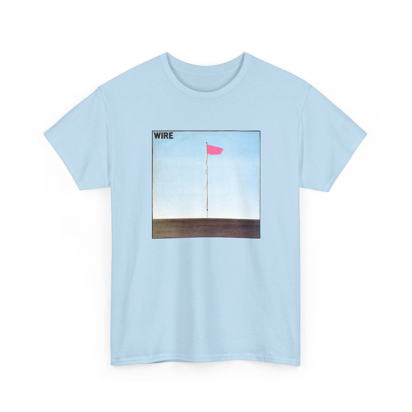wire 1977 pink flag album cover tshirt