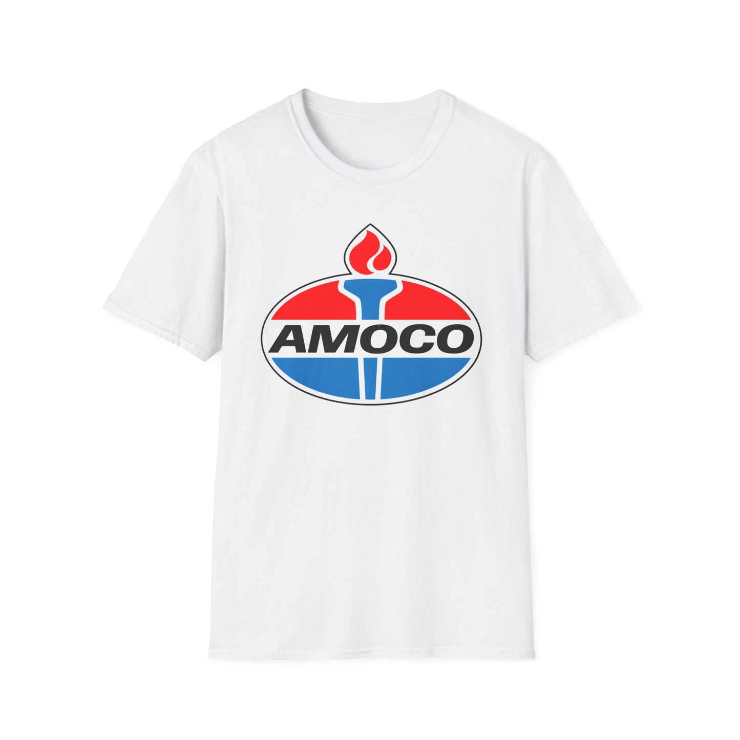 amoco oil company logo tshirt