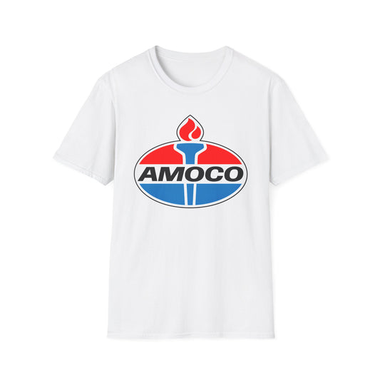 amoco oil company logo tshirt