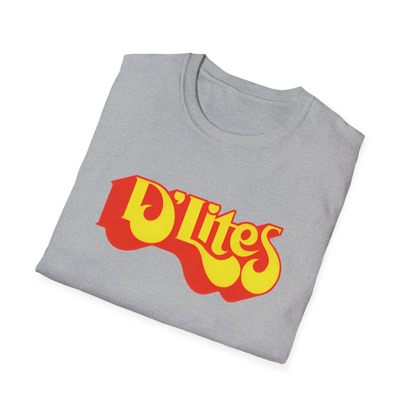 vintage defunct d lites healthy fast food logo tshirt