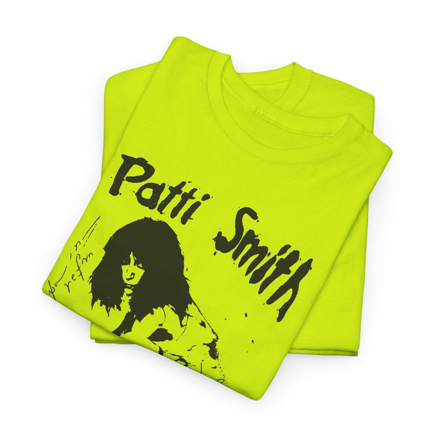 1978 patti smith poetry reading poster custom reproduction tshirt