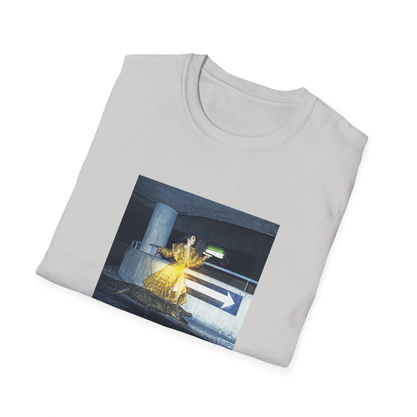 kate bush walking a crocodile in fong leng through the barbican car park tshirt