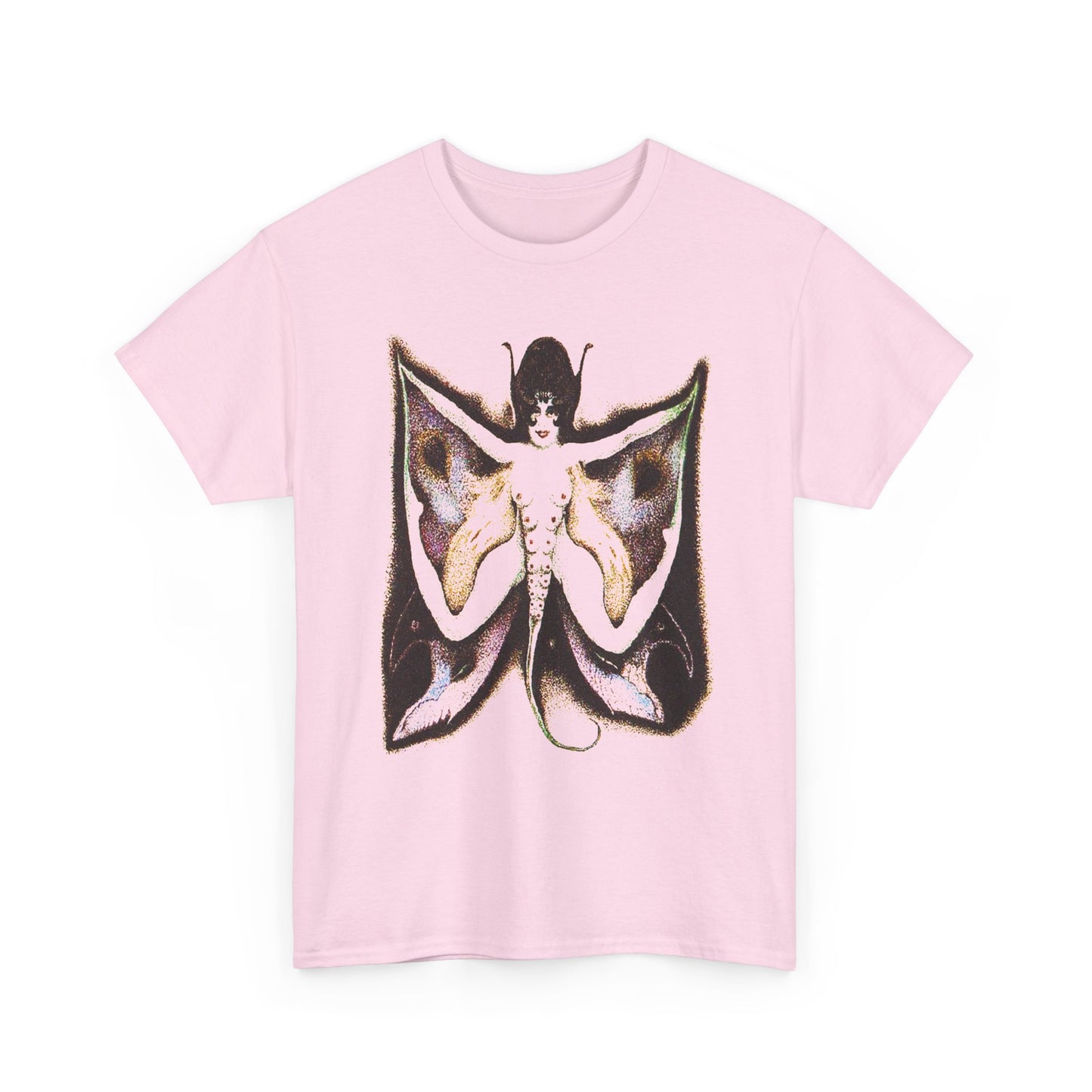 early 1900s gothic moth lady painting by alberto martini custom edit tshirt