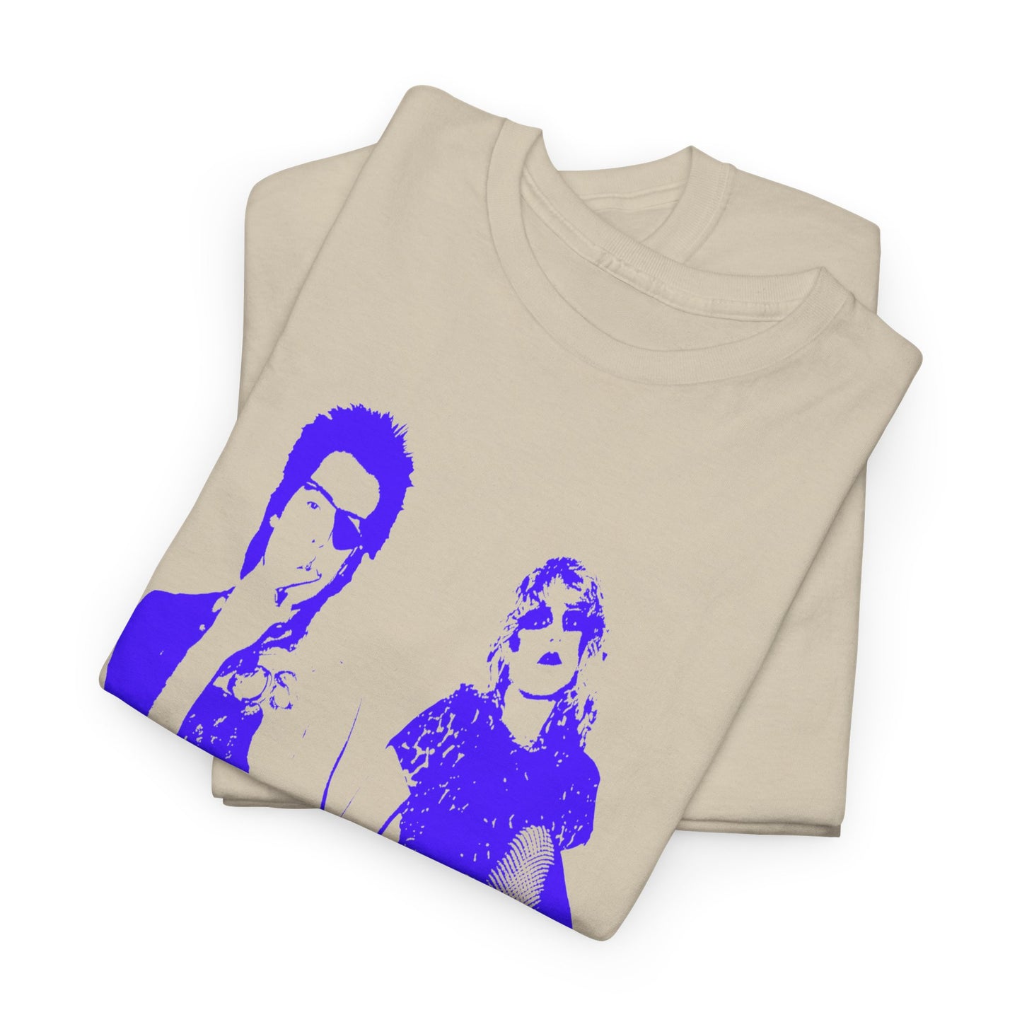 the real sid and nancy purple/blue stencil fan art tshirt
