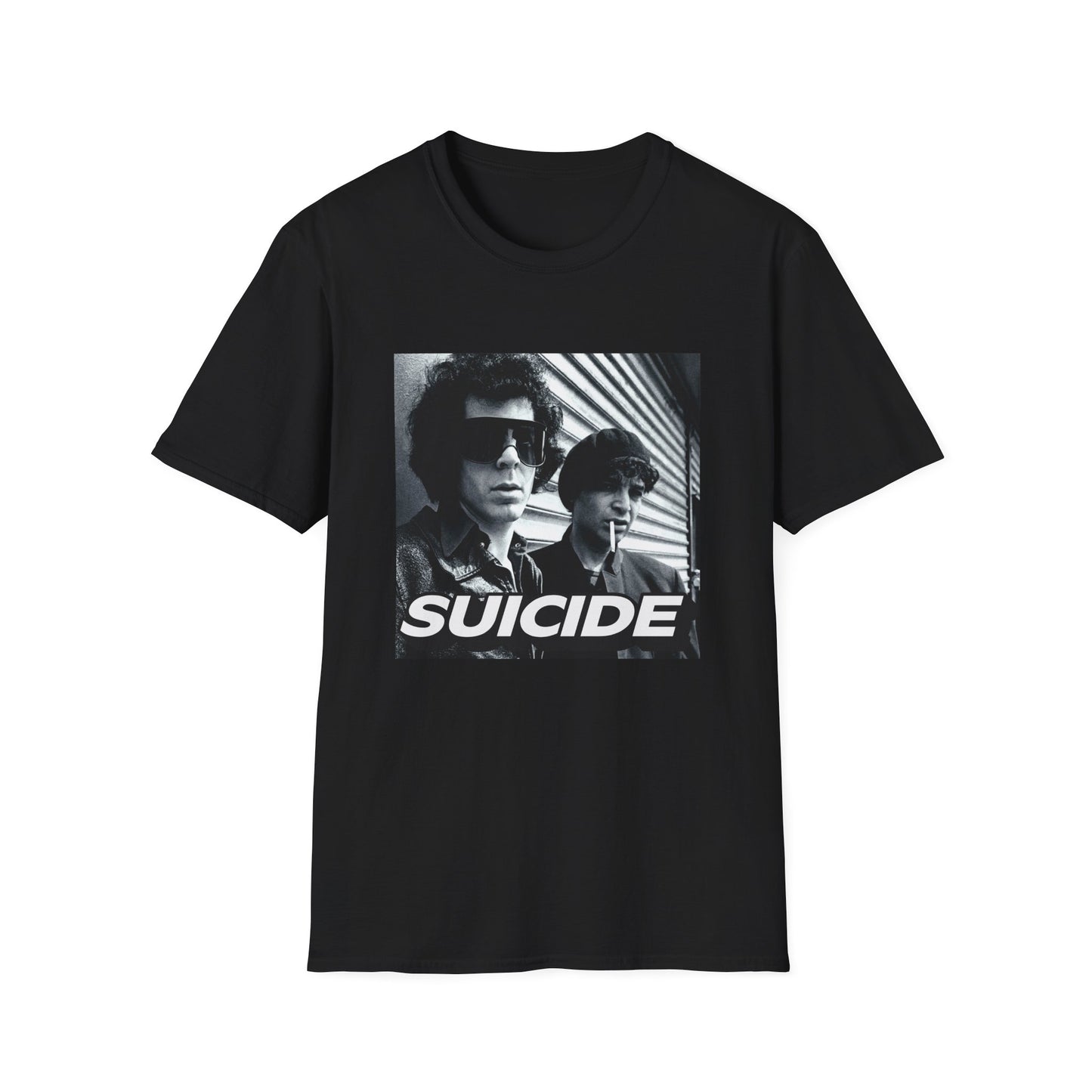 martin rev and alan vega suicide band 3 tshirt