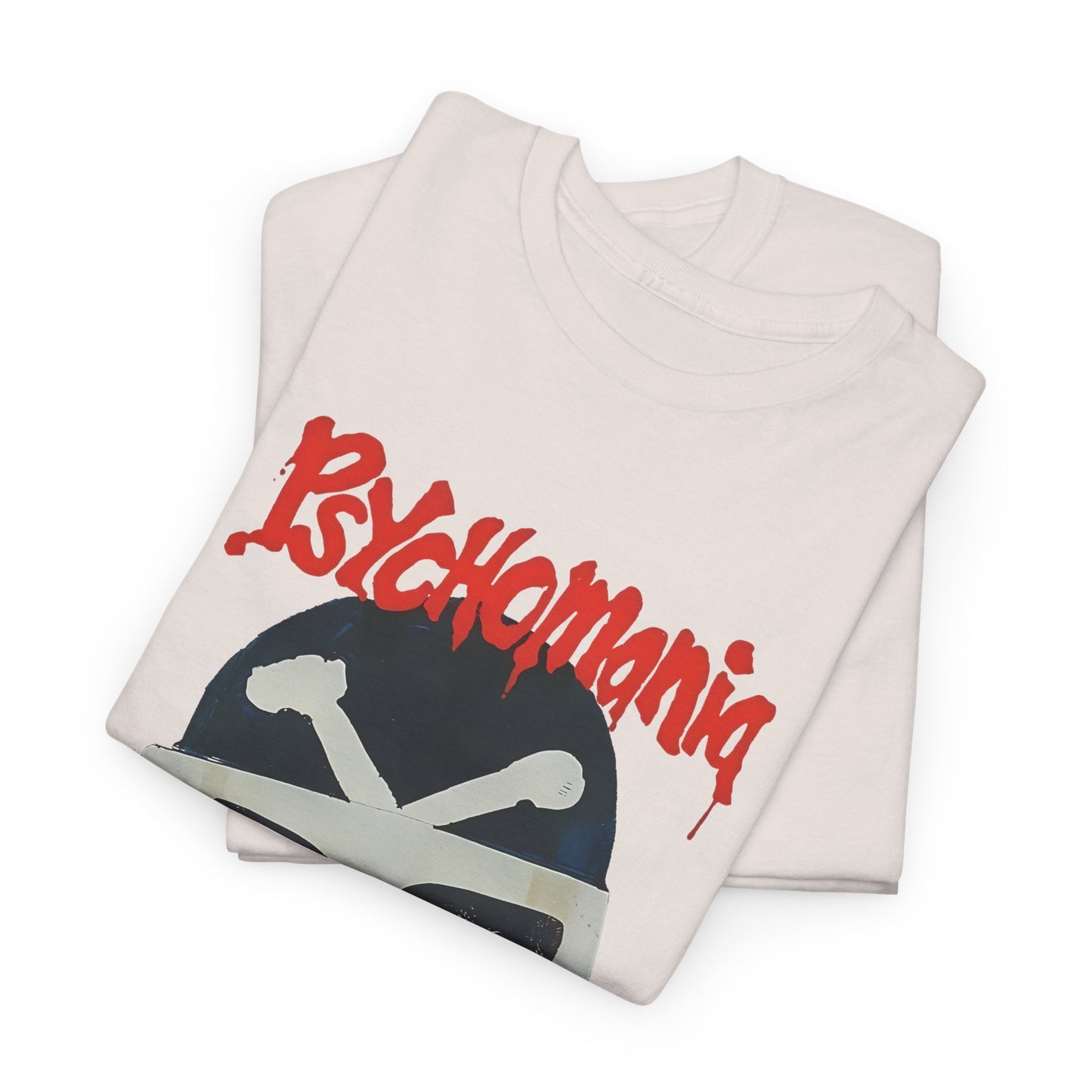 1973 psychomania movie poster no lettering tshirt