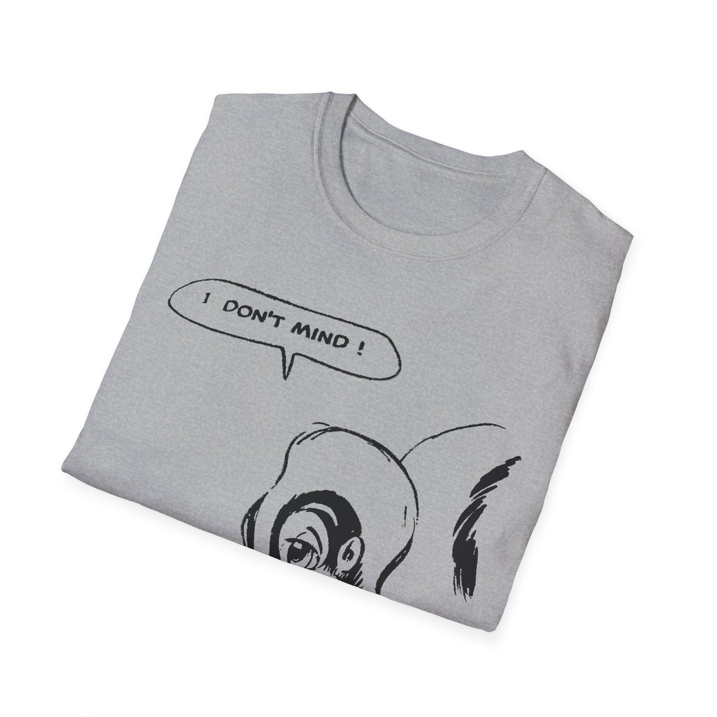 i don't mind cartoon skunk from old comic book tshirt