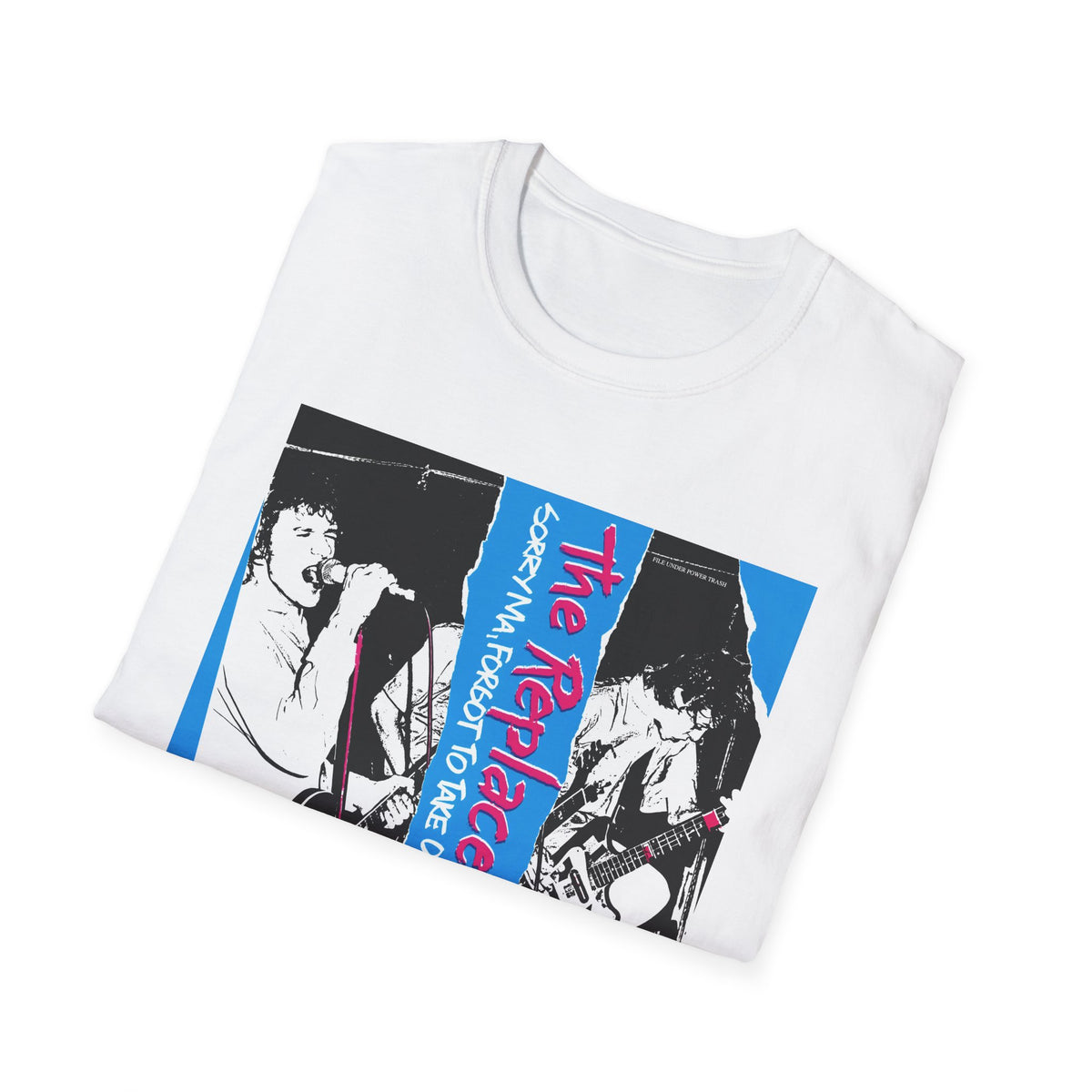 1981 replacements sorry ma, forgot to take out the trash album tshirt