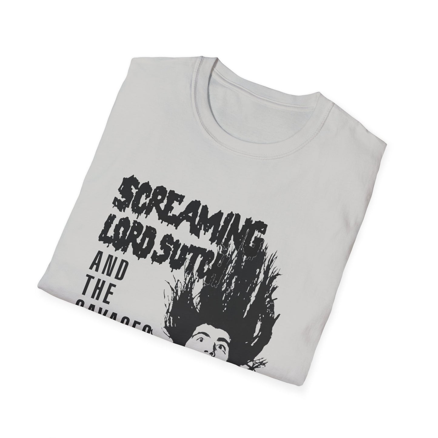 screaming lord sutch and the savages custom rock and roll tshirt