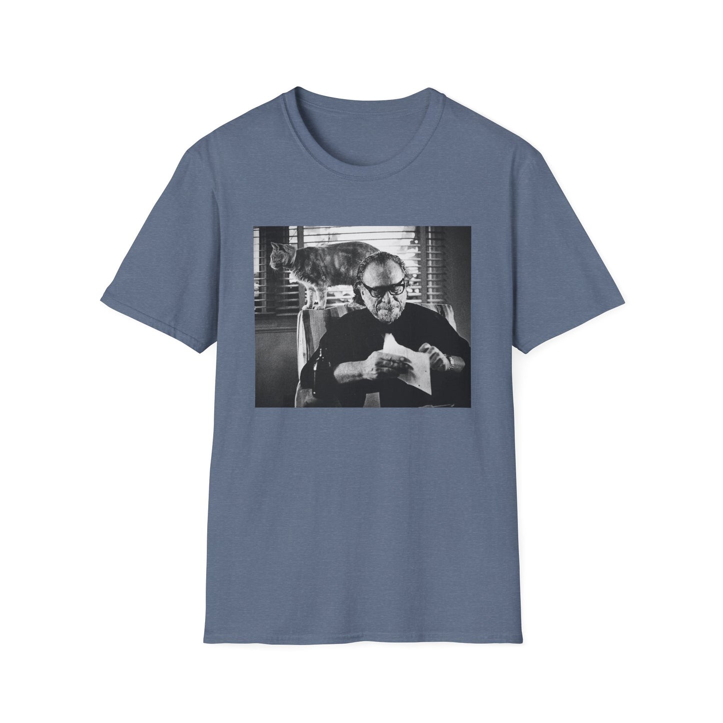 bukowski and butch the cat tshirt