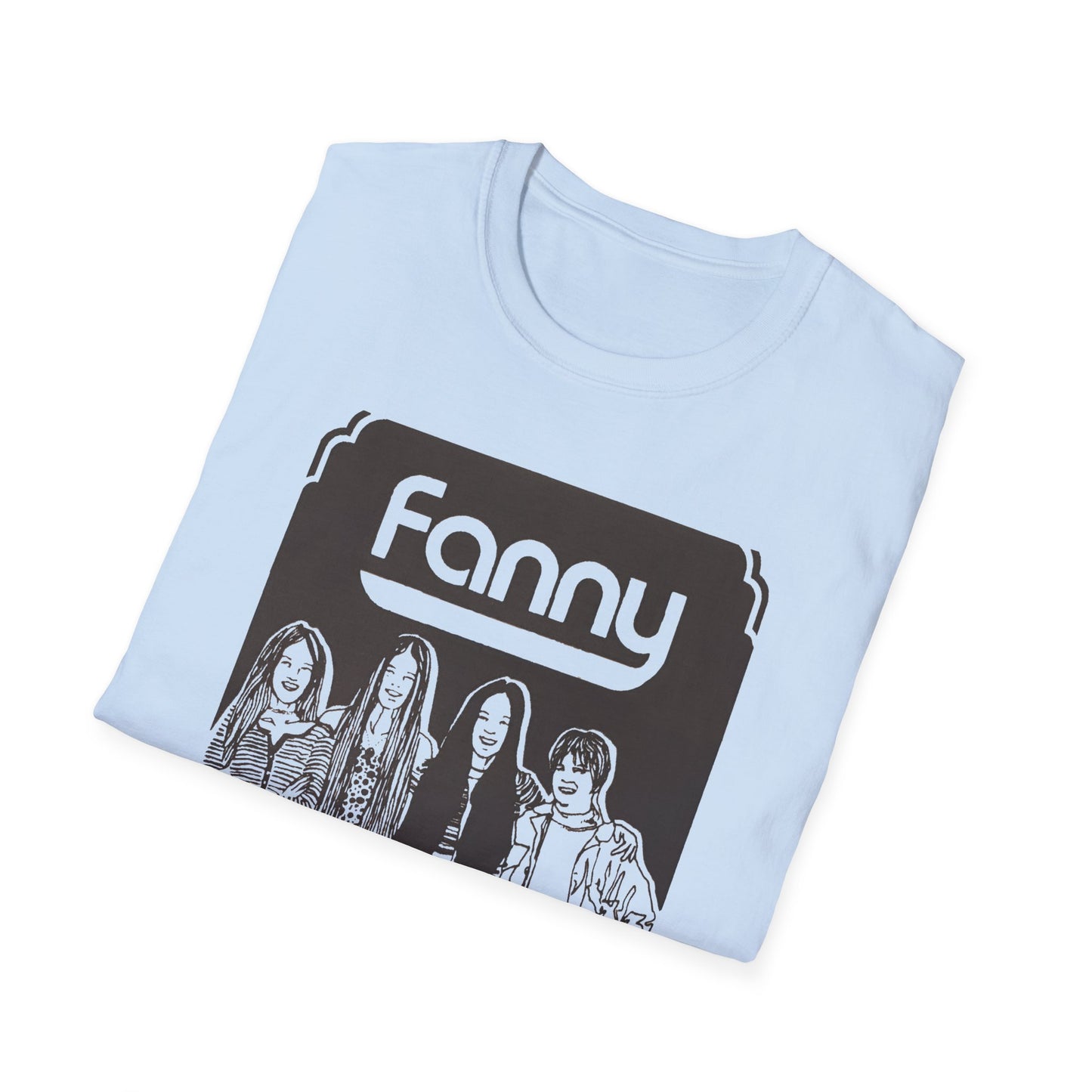 1970s rock n roll band FANNY show poster tshirt