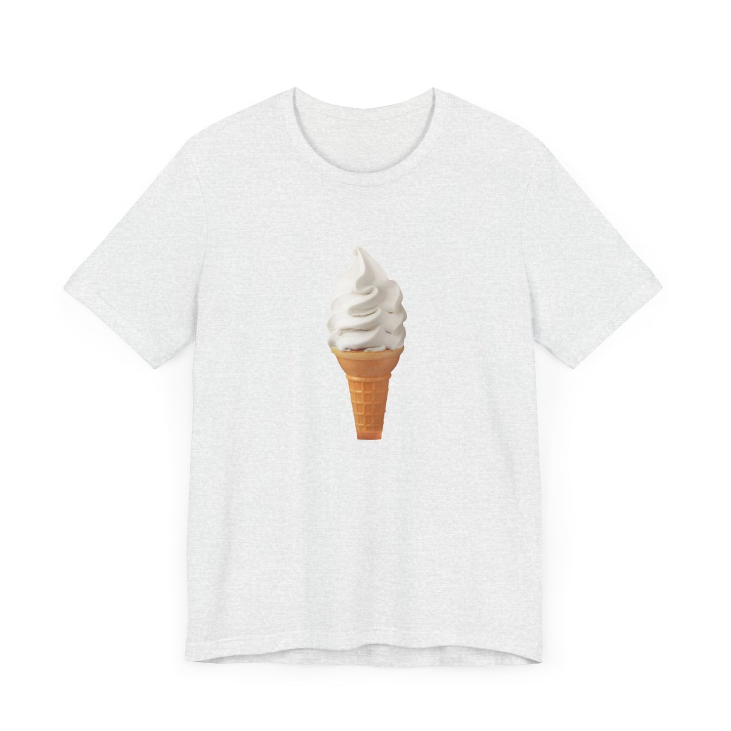 soft vanilla ice cream cone tshirt