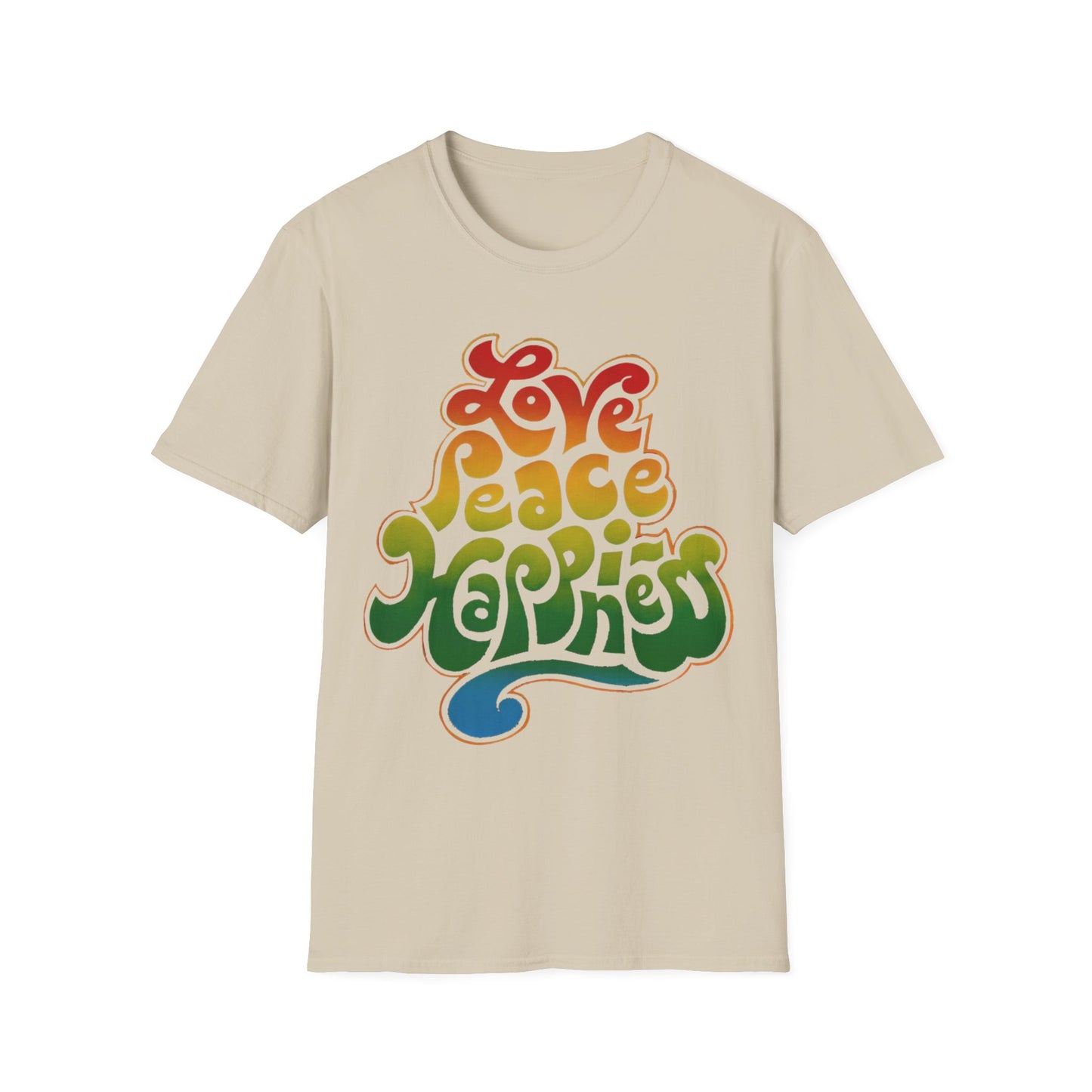 1970 love peace happiness vagabond creations poster tshirt