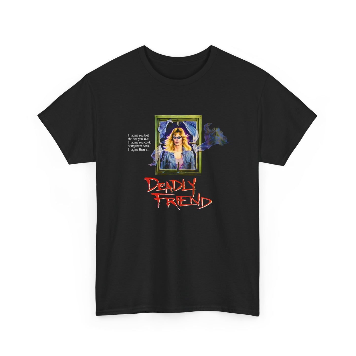deadly friend 1986 horor science fiction movie poster tshirt