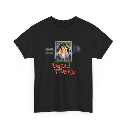 deadly friend 1986 horor science fiction movie poster tshirt