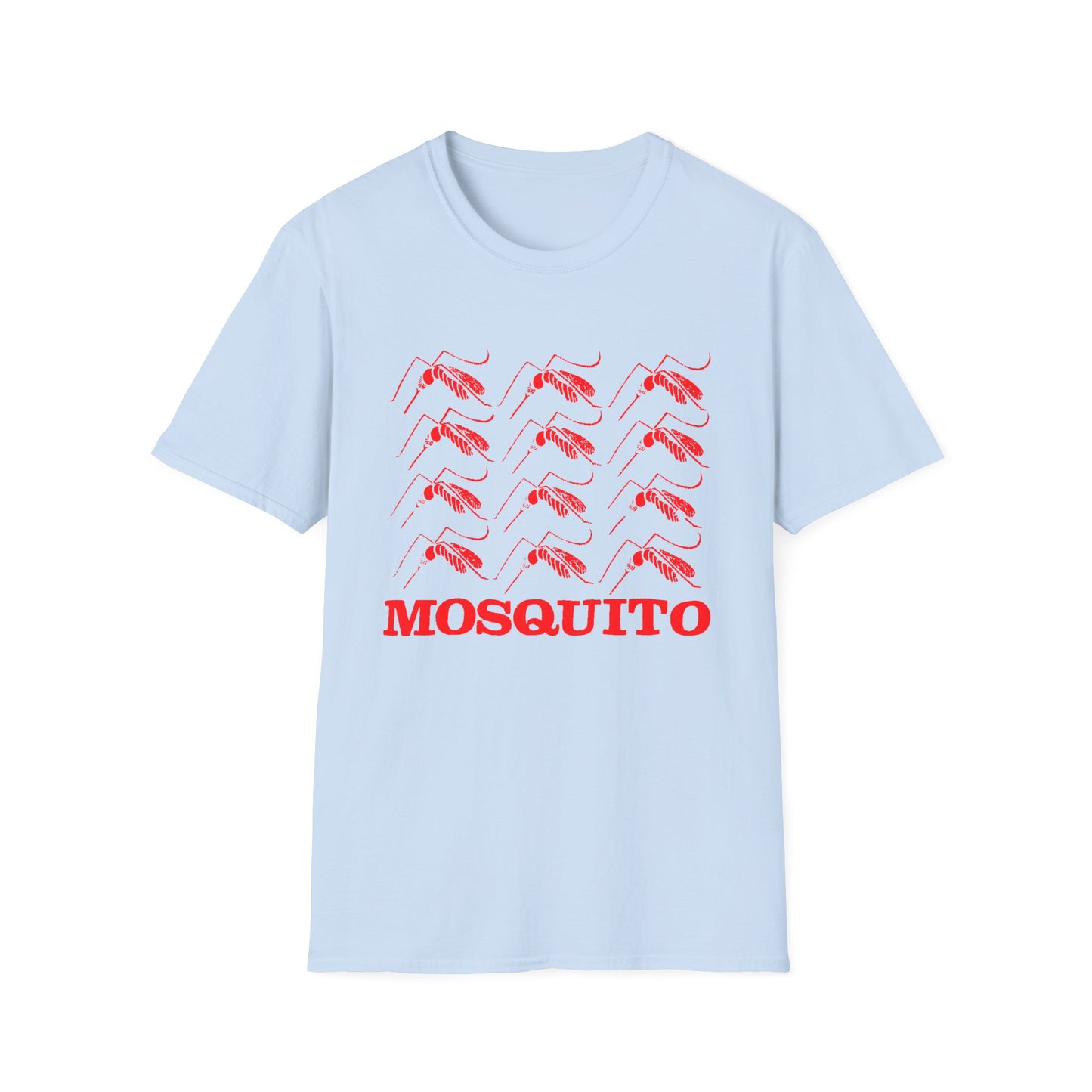 mosquito reproduction red design tshirt