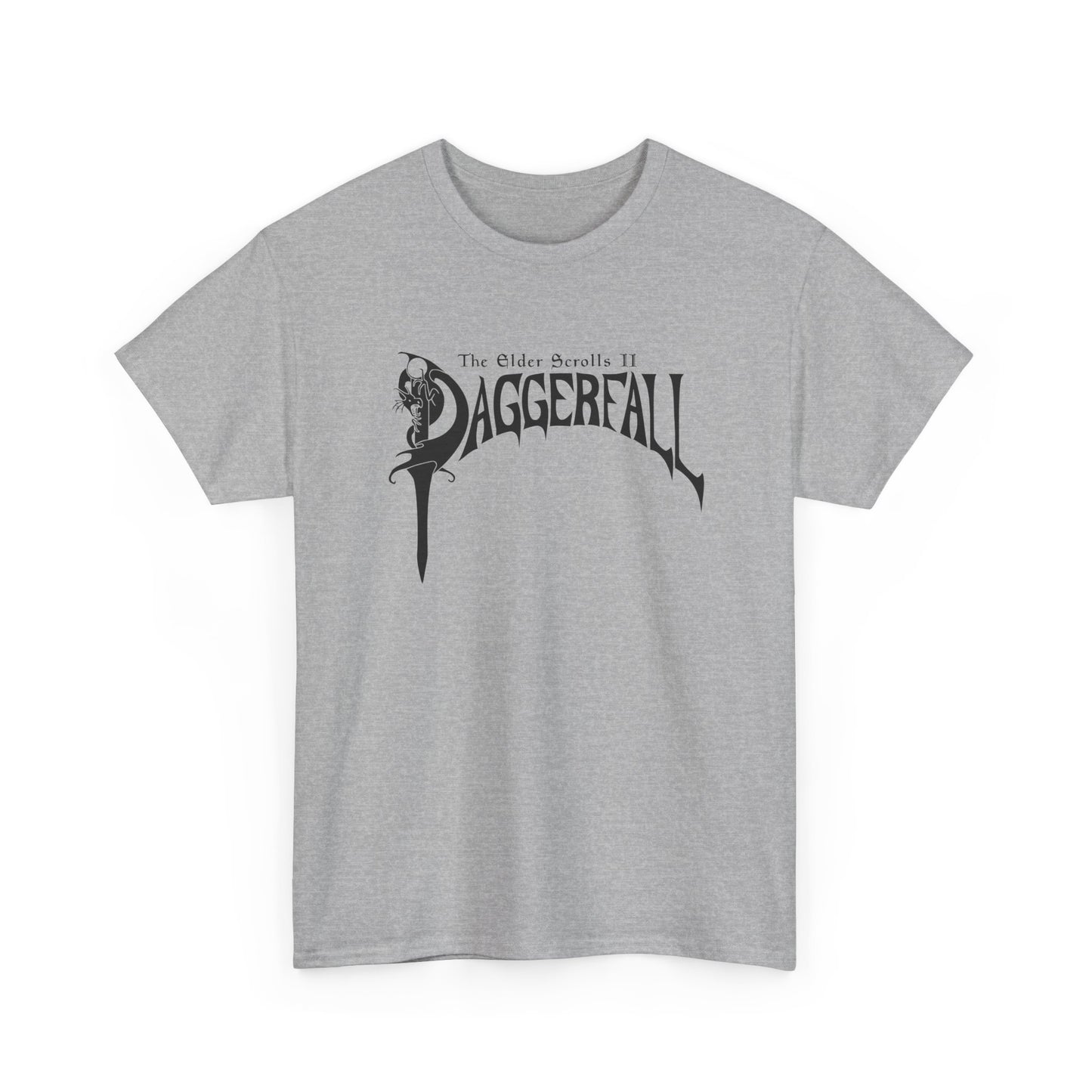 daggerfall the elder scrolls 2 1996 masterpiece video game logo in black tshirt
