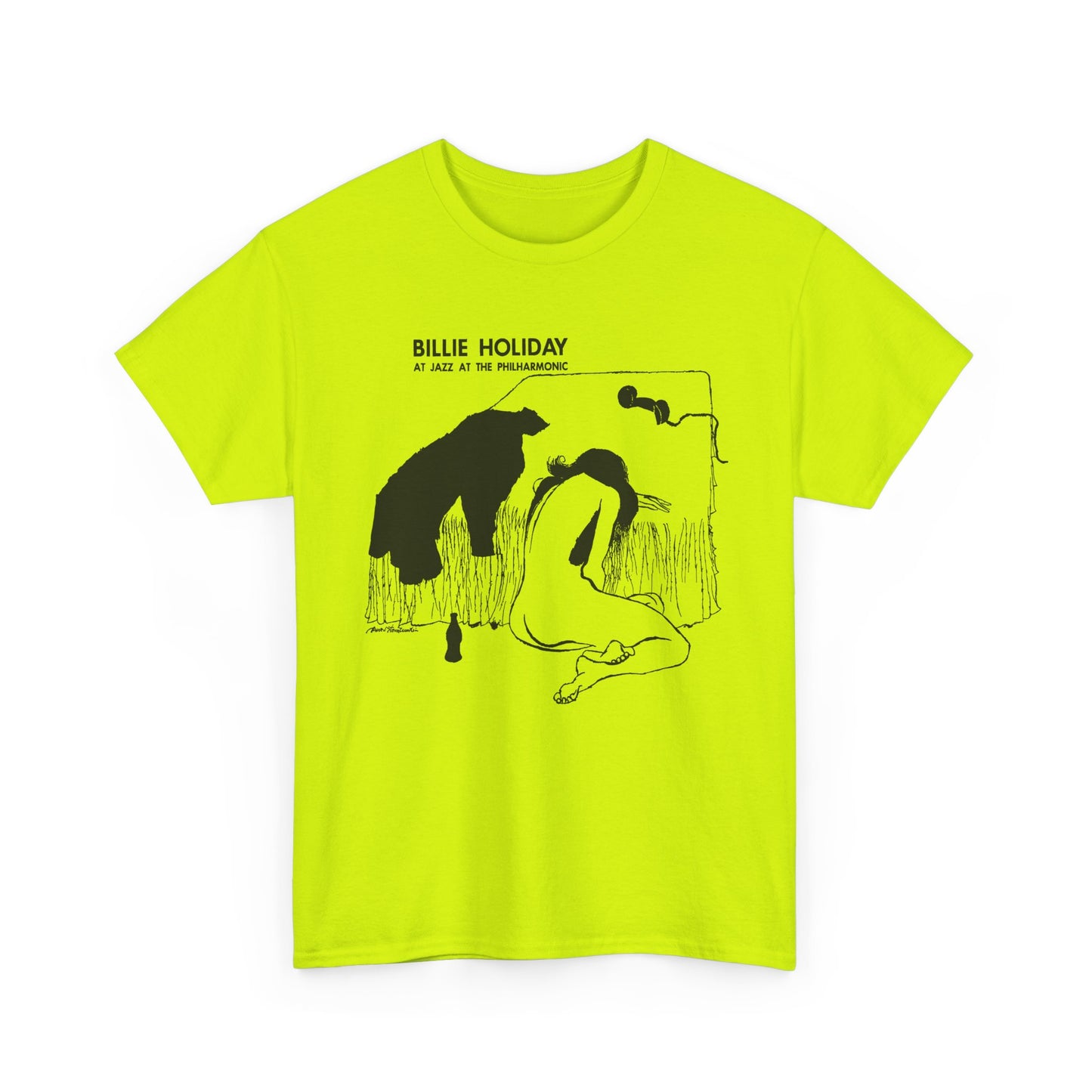 1954 billie holiday at jazz at the philharmonic slightly stretched graphic tshirt